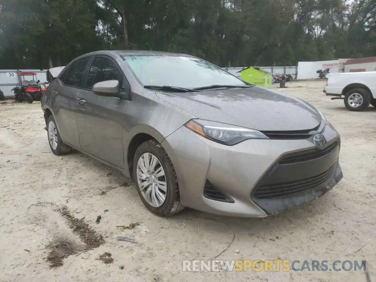 1 Photograph of a damaged car 5YFBURHE8KP878981 TOYOTA COROLLA 2019