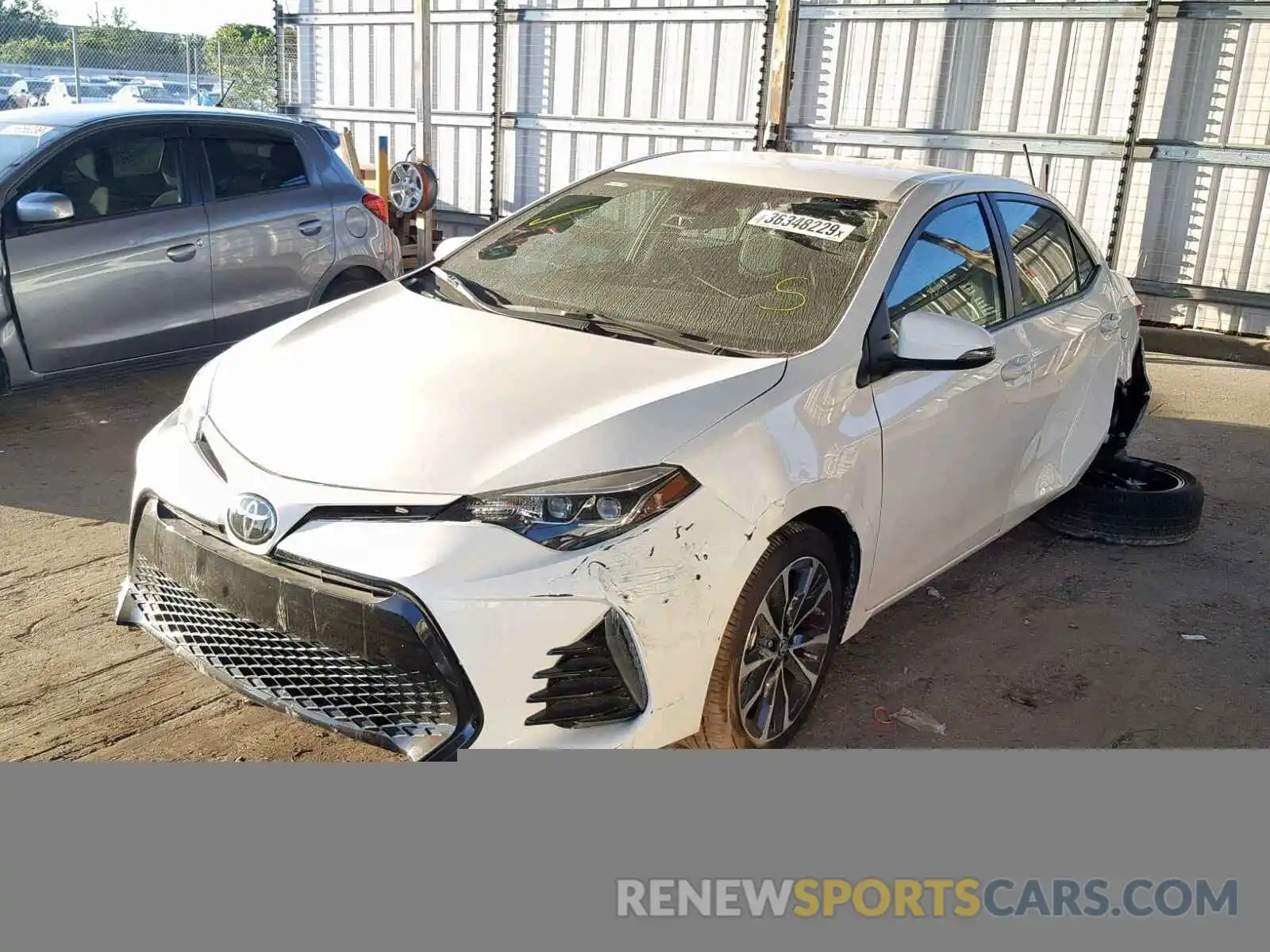 2 Photograph of a damaged car 5YFBURHE8KP879094 TOYOTA COROLLA 2019