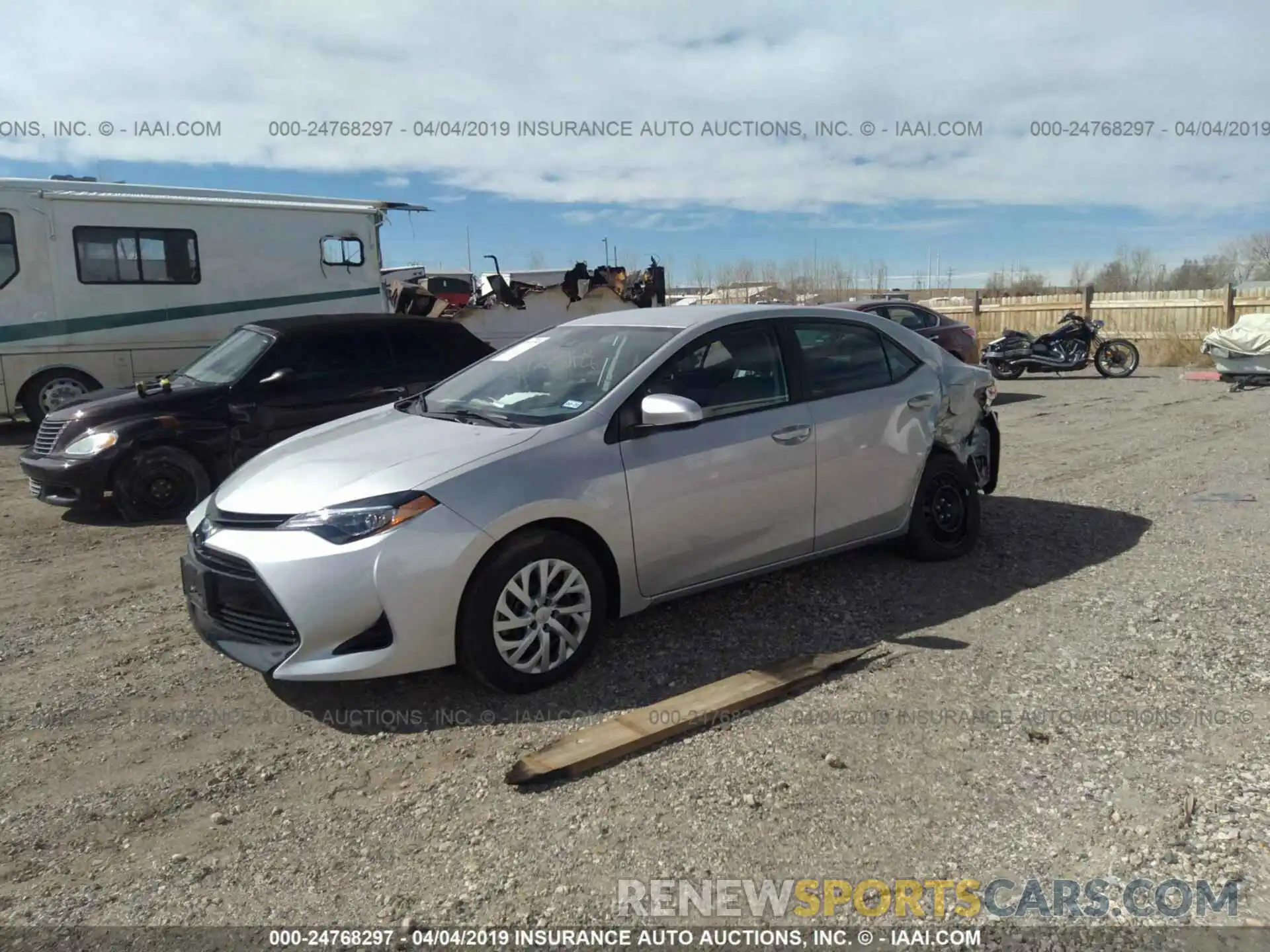 2 Photograph of a damaged car 5YFBURHE8KP879144 TOYOTA COROLLA 2019