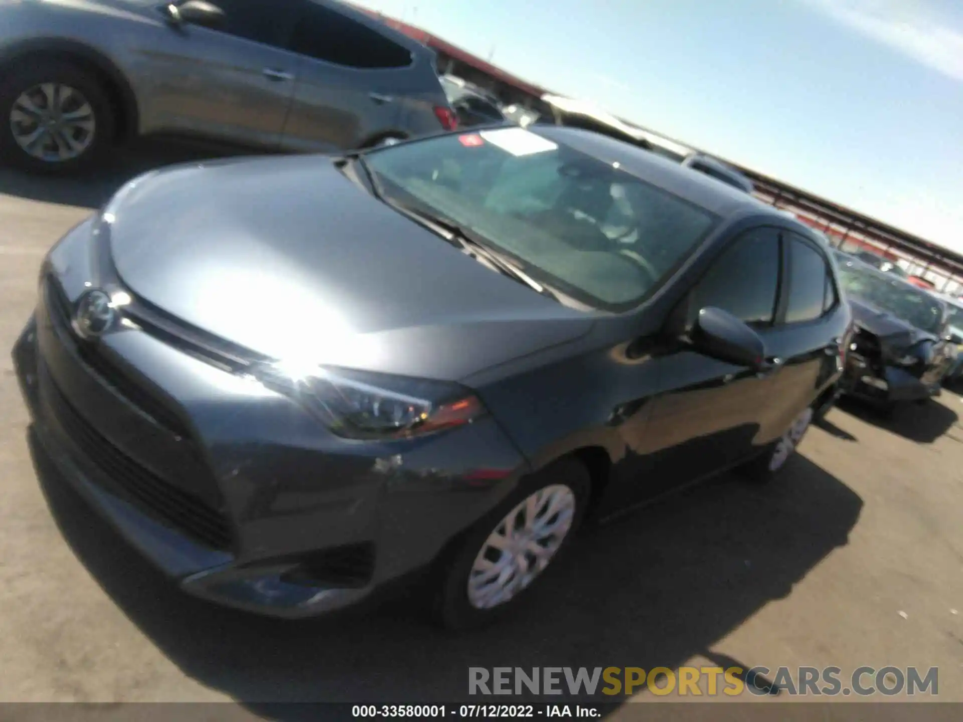 2 Photograph of a damaged car 5YFBURHE8KP879483 TOYOTA COROLLA 2019