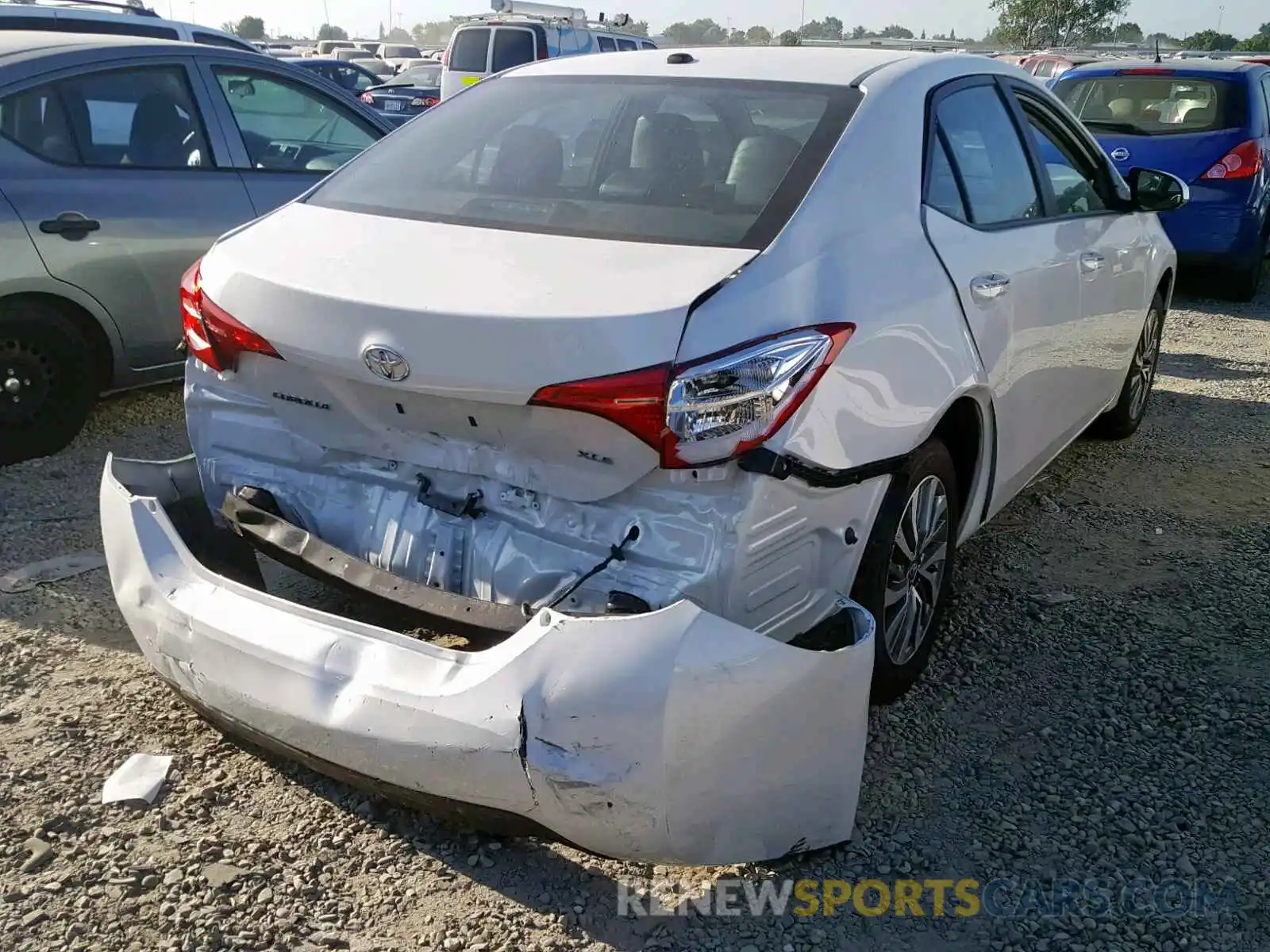 4 Photograph of a damaged car 5YFBURHE8KP879709 TOYOTA COROLLA 2019