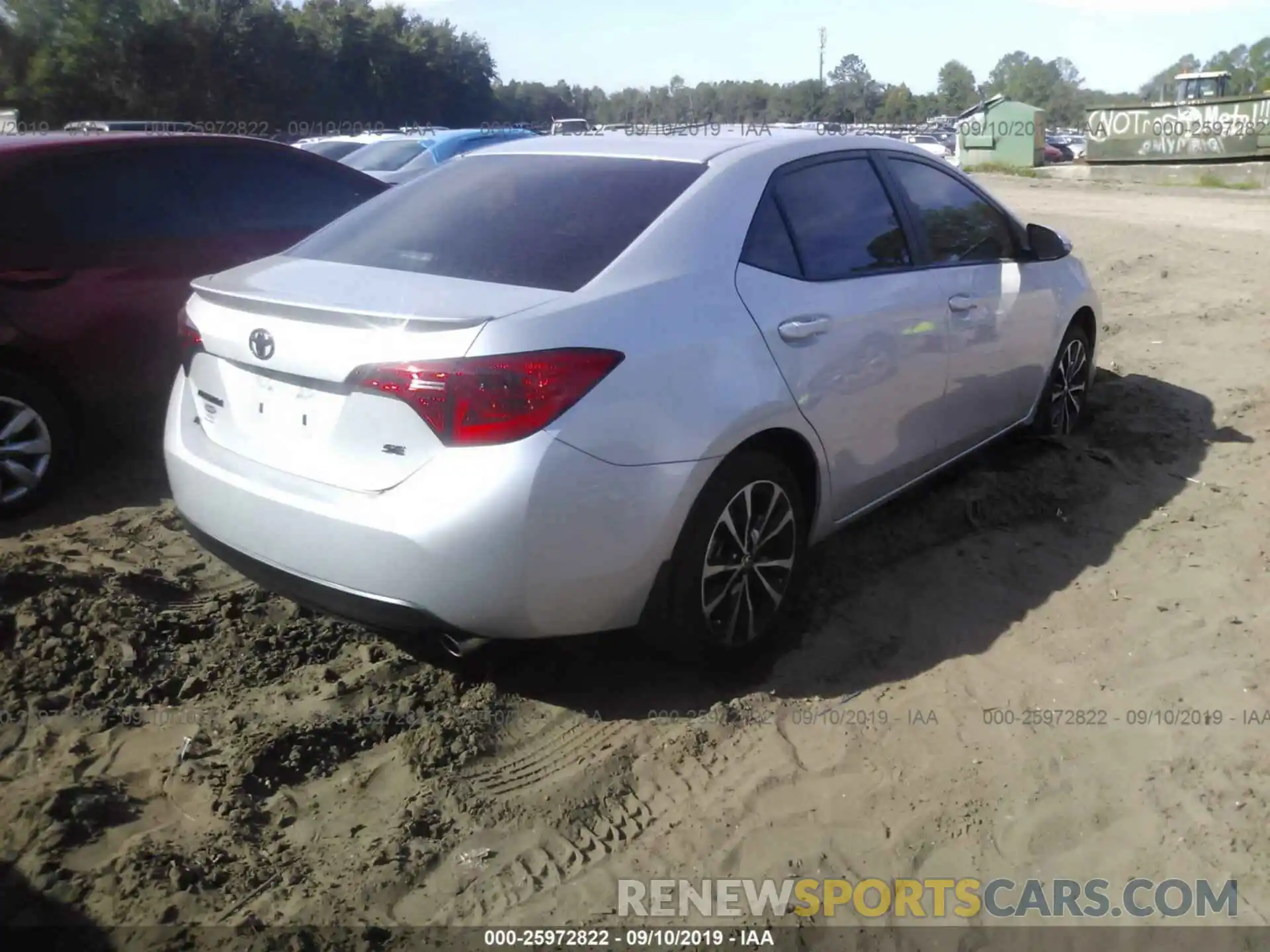 4 Photograph of a damaged car 5YFBURHE8KP879743 TOYOTA COROLLA 2019