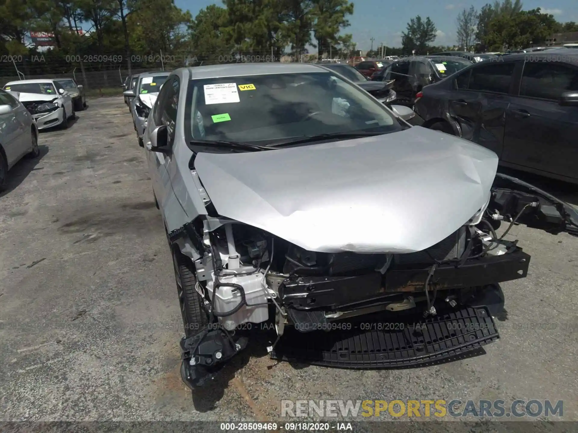 6 Photograph of a damaged car 5YFBURHE8KP879922 TOYOTA COROLLA 2019