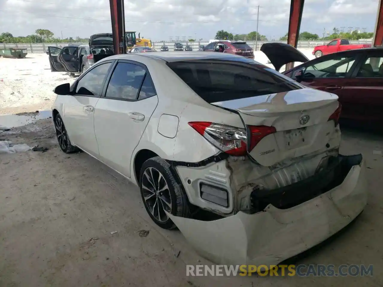 3 Photograph of a damaged car 5YFBURHE8KP880021 TOYOTA COROLLA 2019