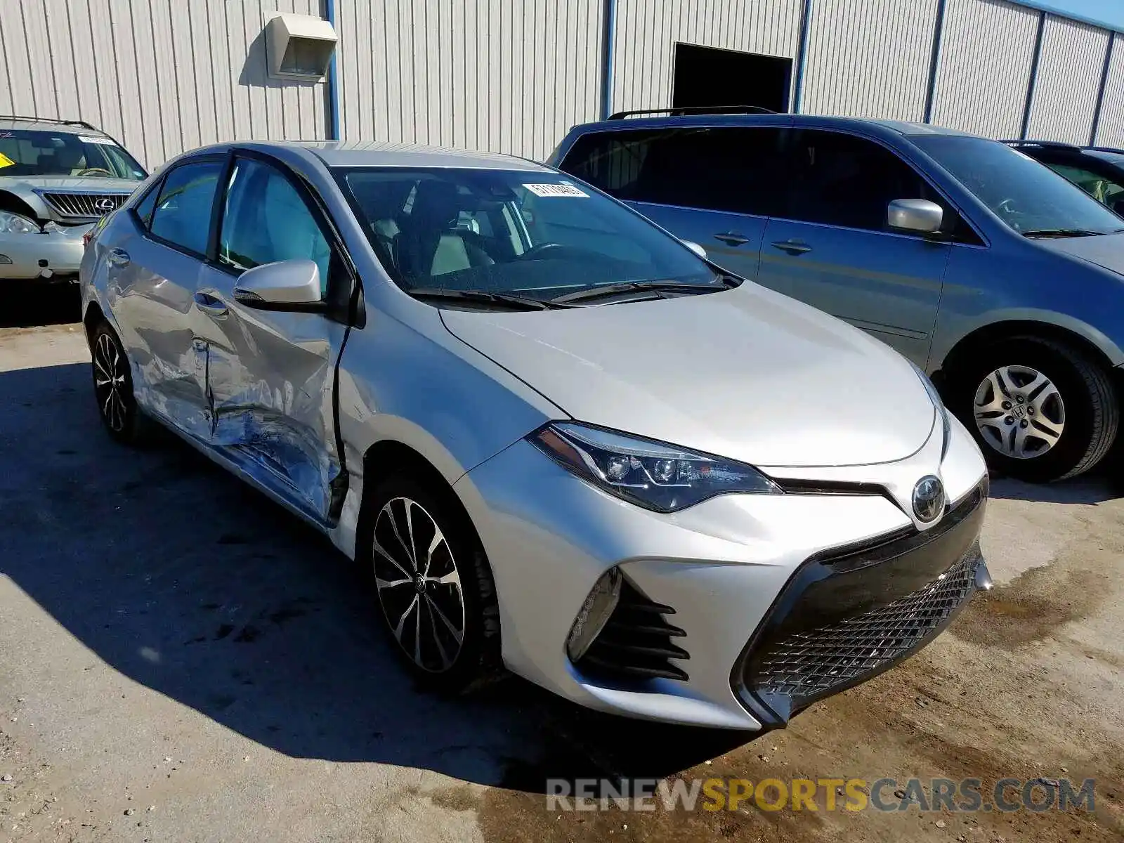 1 Photograph of a damaged car 5YFBURHE8KP880469 TOYOTA COROLLA 2019