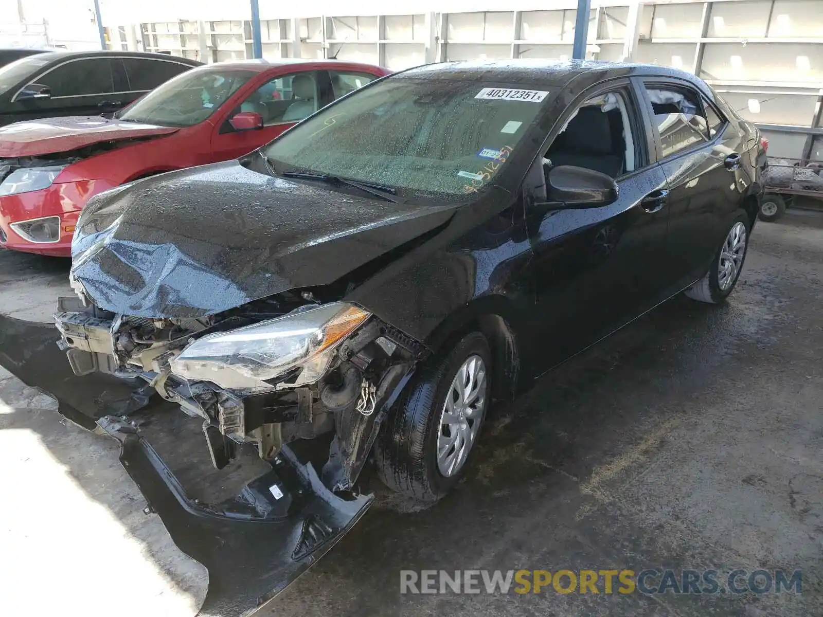 2 Photograph of a damaged car 5YFBURHE8KP880861 TOYOTA COROLLA 2019