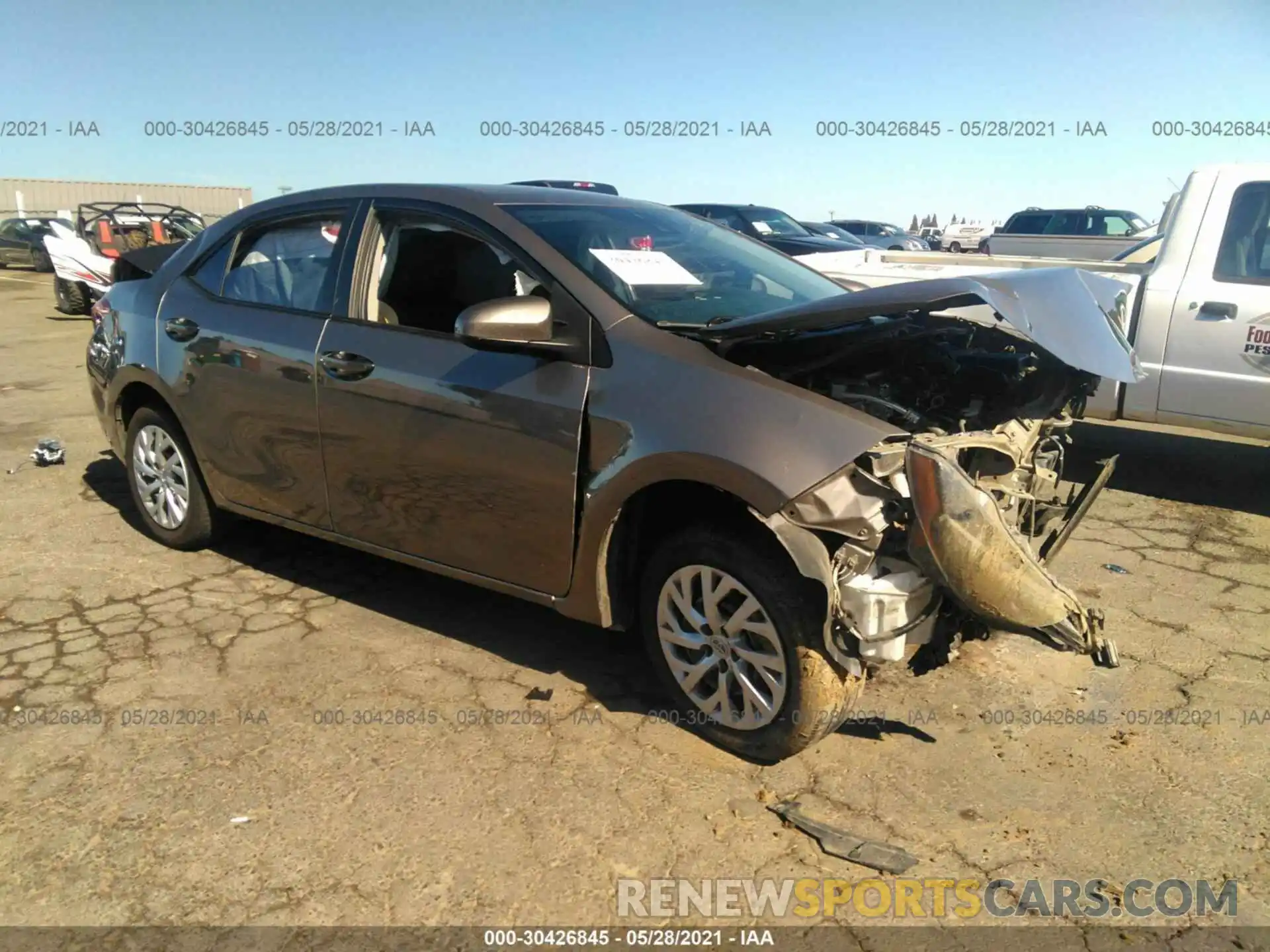 1 Photograph of a damaged car 5YFBURHE8KP880939 TOYOTA COROLLA 2019