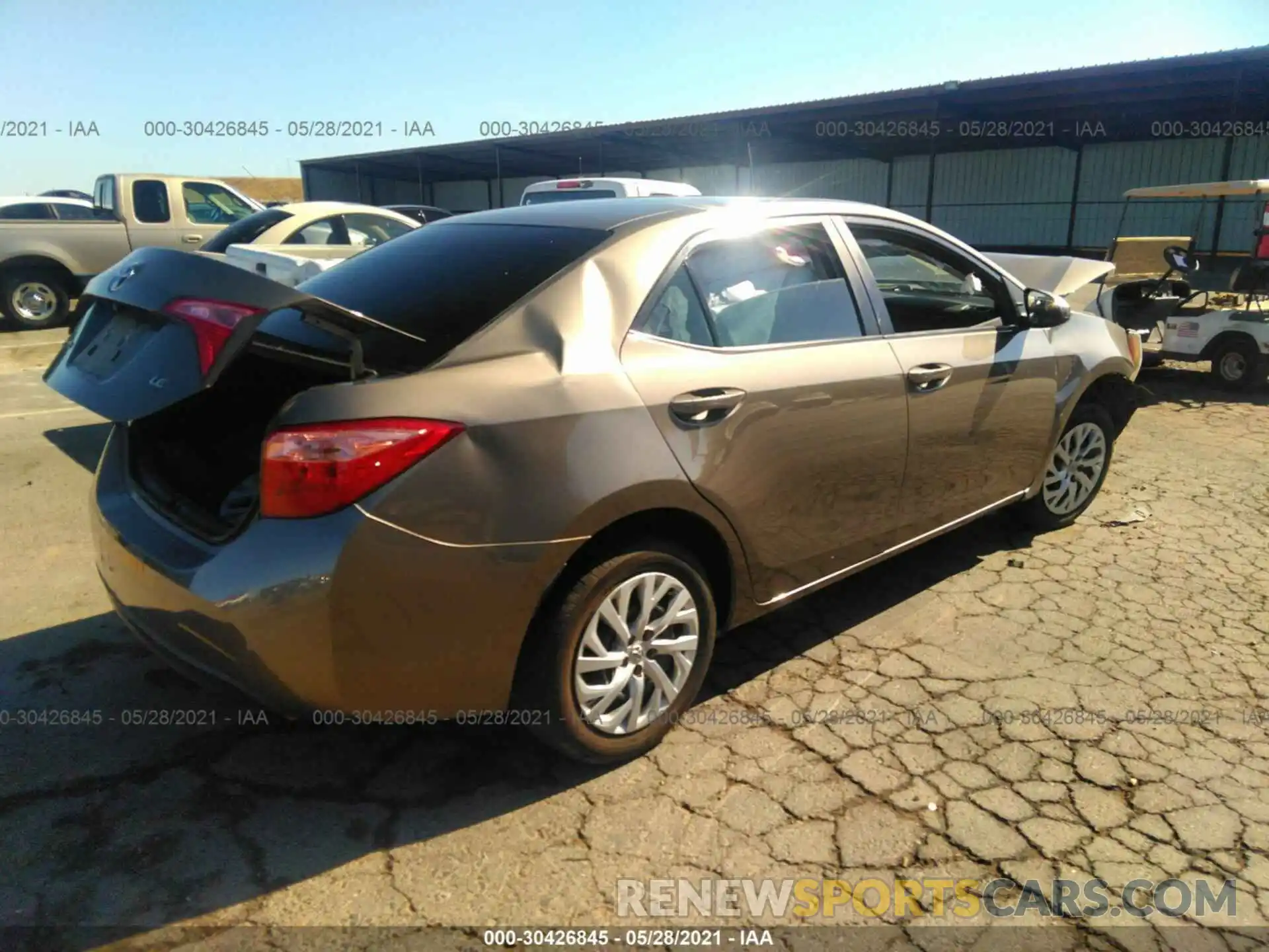 4 Photograph of a damaged car 5YFBURHE8KP880939 TOYOTA COROLLA 2019