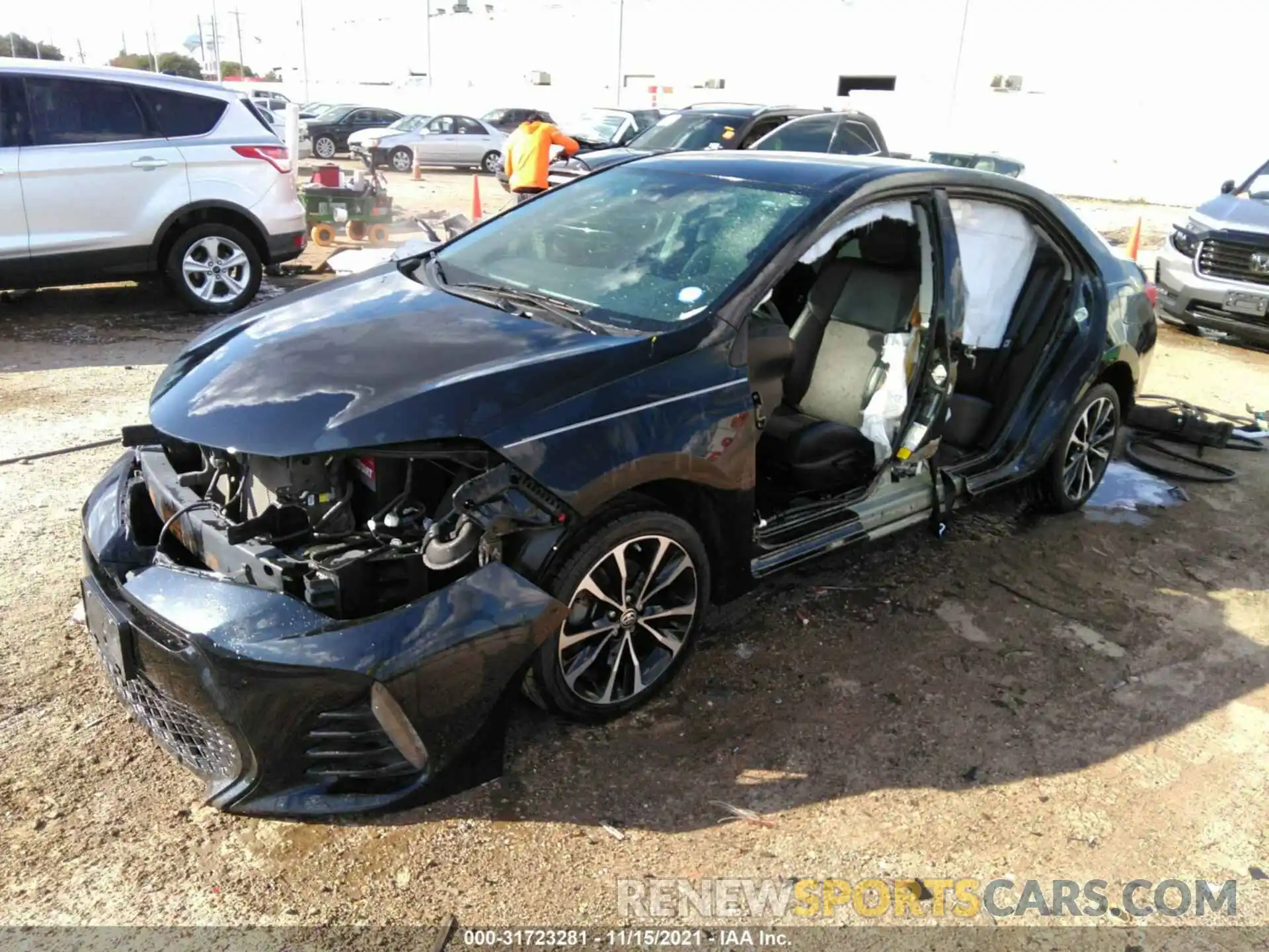 2 Photograph of a damaged car 5YFBURHE8KP881072 TOYOTA COROLLA 2019