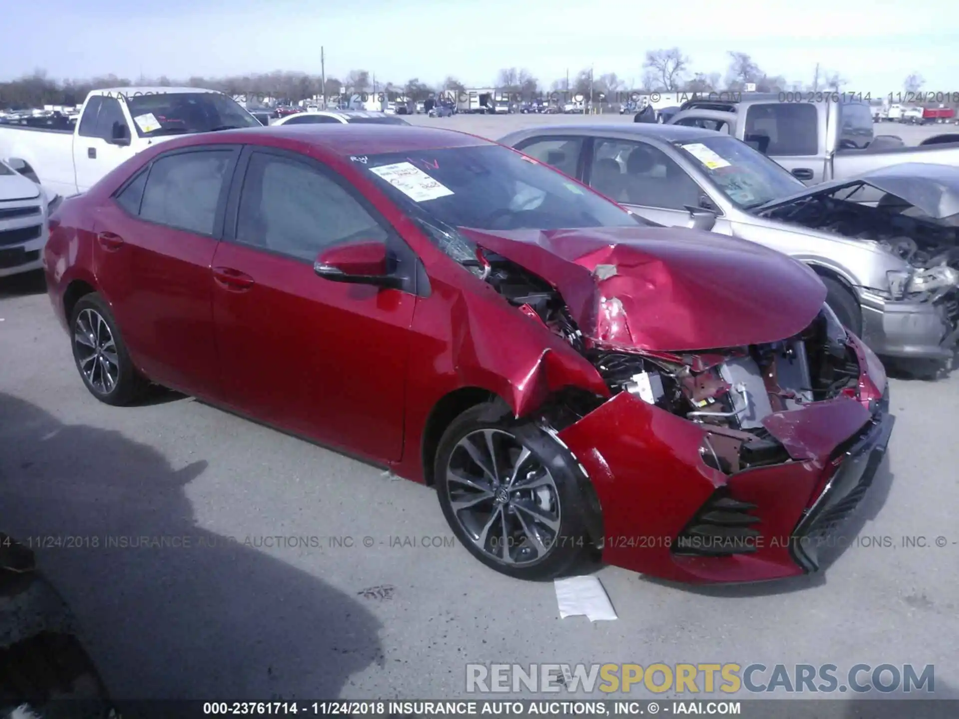 1 Photograph of a damaged car 5YFBURHE8KP881086 TOYOTA COROLLA 2019