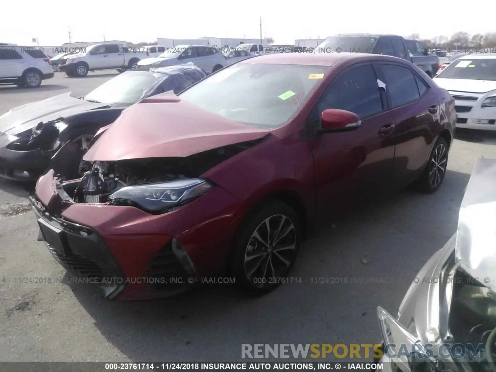 2 Photograph of a damaged car 5YFBURHE8KP881086 TOYOTA COROLLA 2019