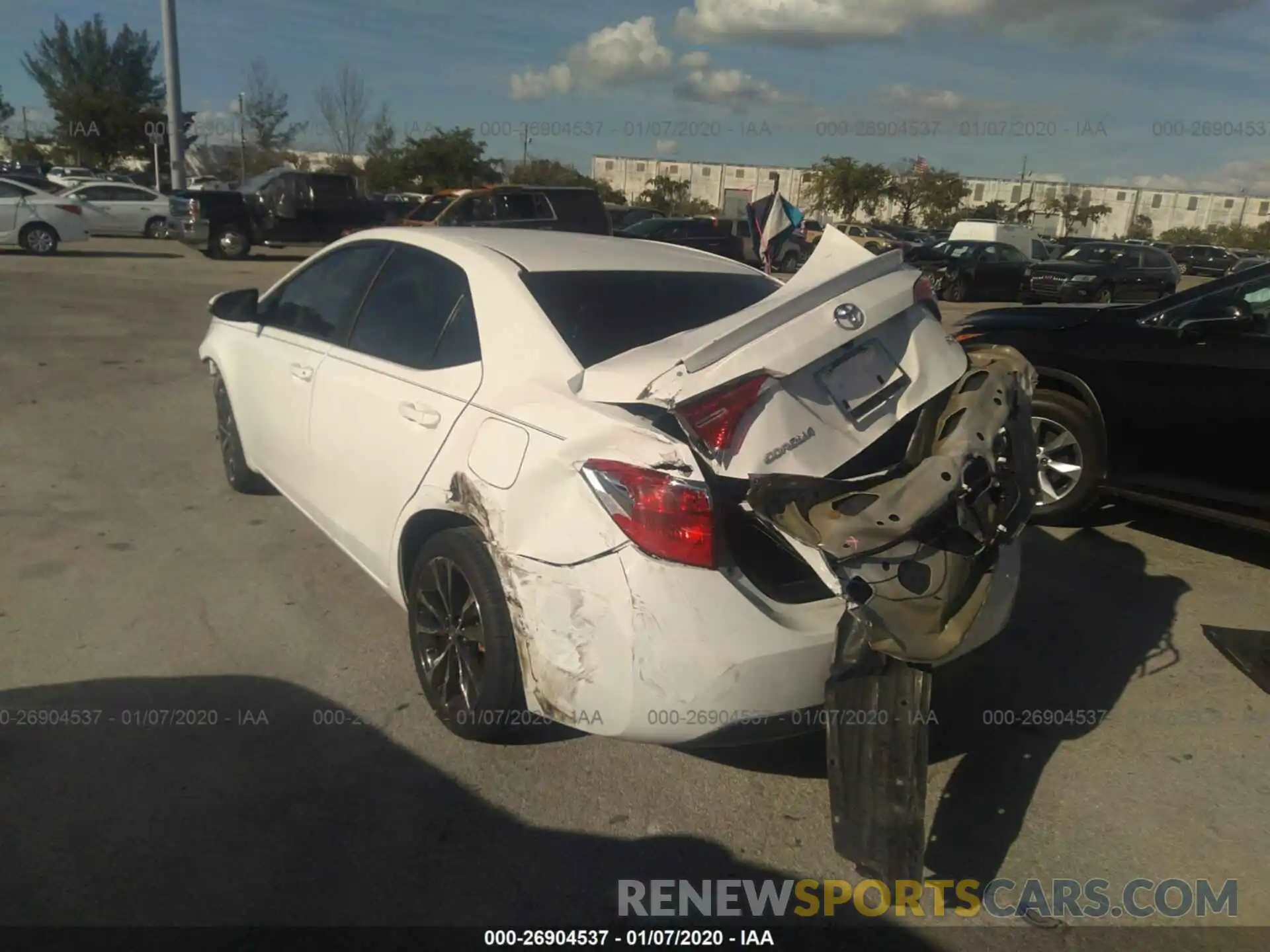 3 Photograph of a damaged car 5YFBURHE8KP881122 TOYOTA COROLLA 2019