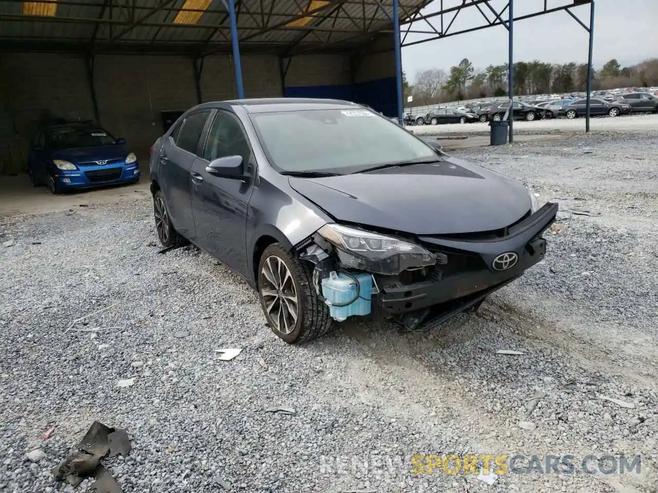 1 Photograph of a damaged car 5YFBURHE8KP881380 TOYOTA COROLLA 2019