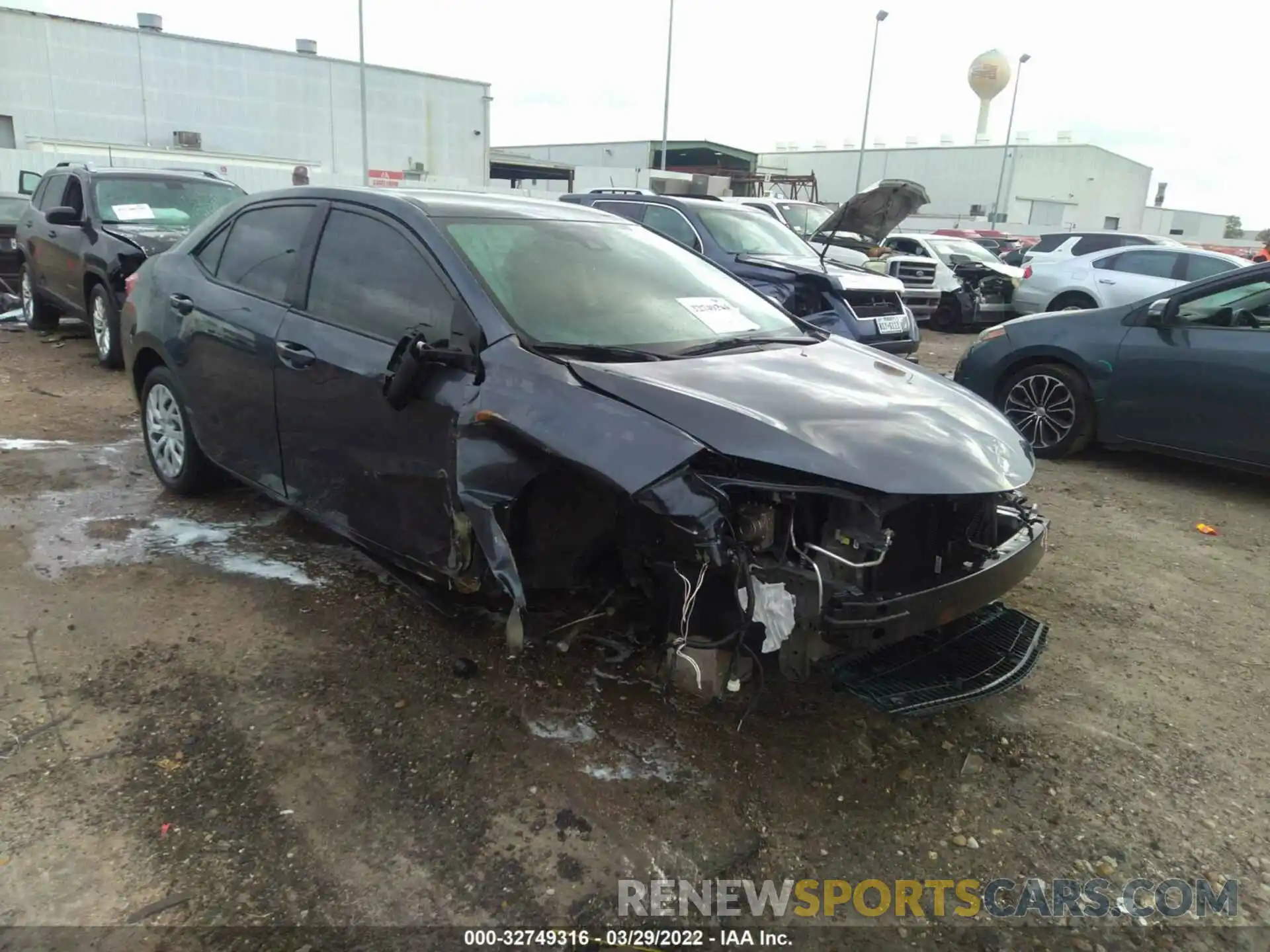 1 Photograph of a damaged car 5YFBURHE8KP881542 TOYOTA COROLLA 2019