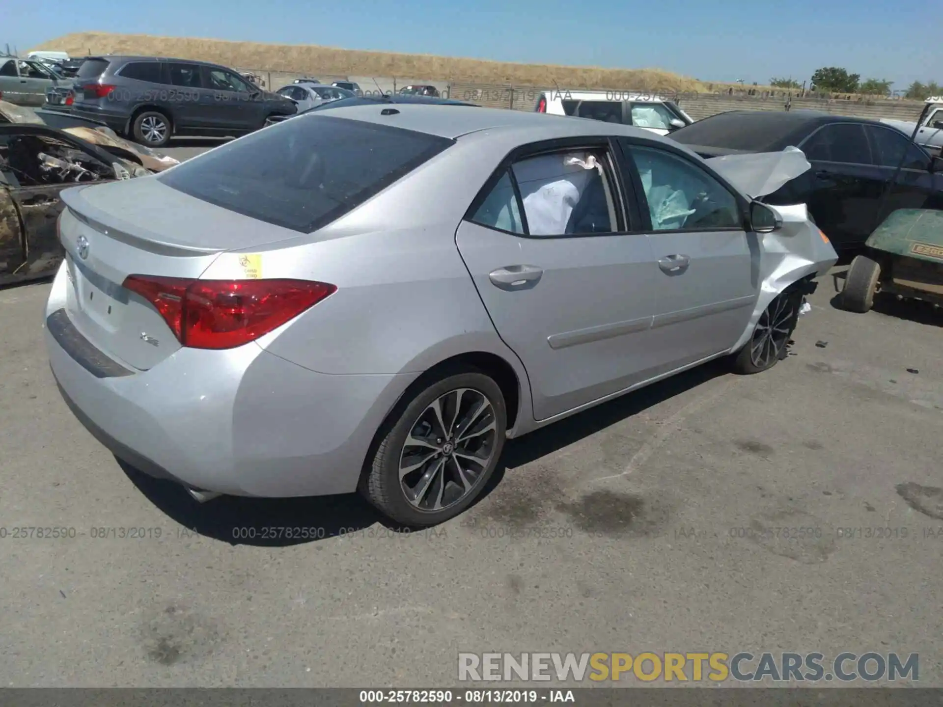 4 Photograph of a damaged car 5YFBURHE8KP881881 TOYOTA COROLLA 2019