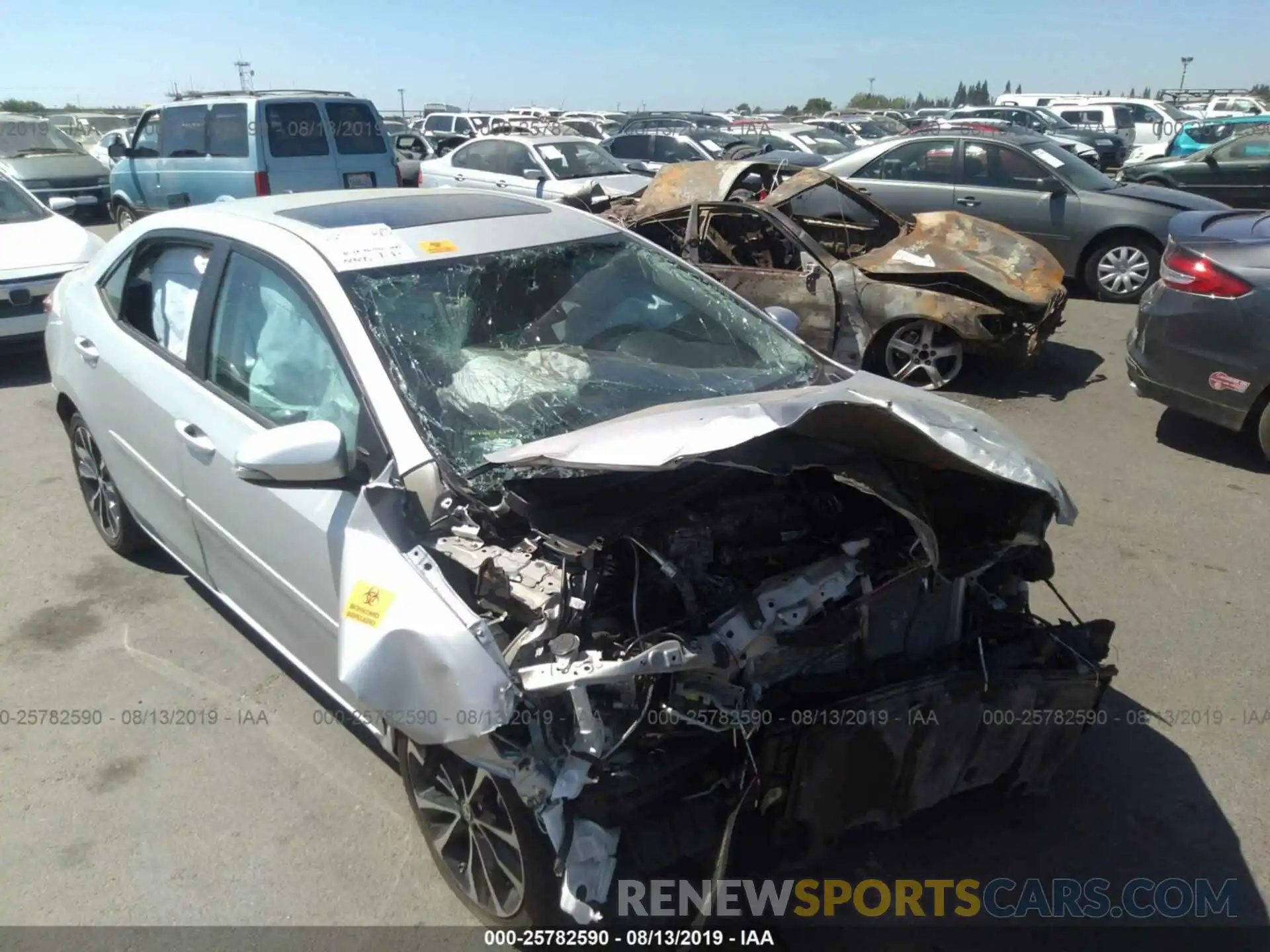 6 Photograph of a damaged car 5YFBURHE8KP881881 TOYOTA COROLLA 2019