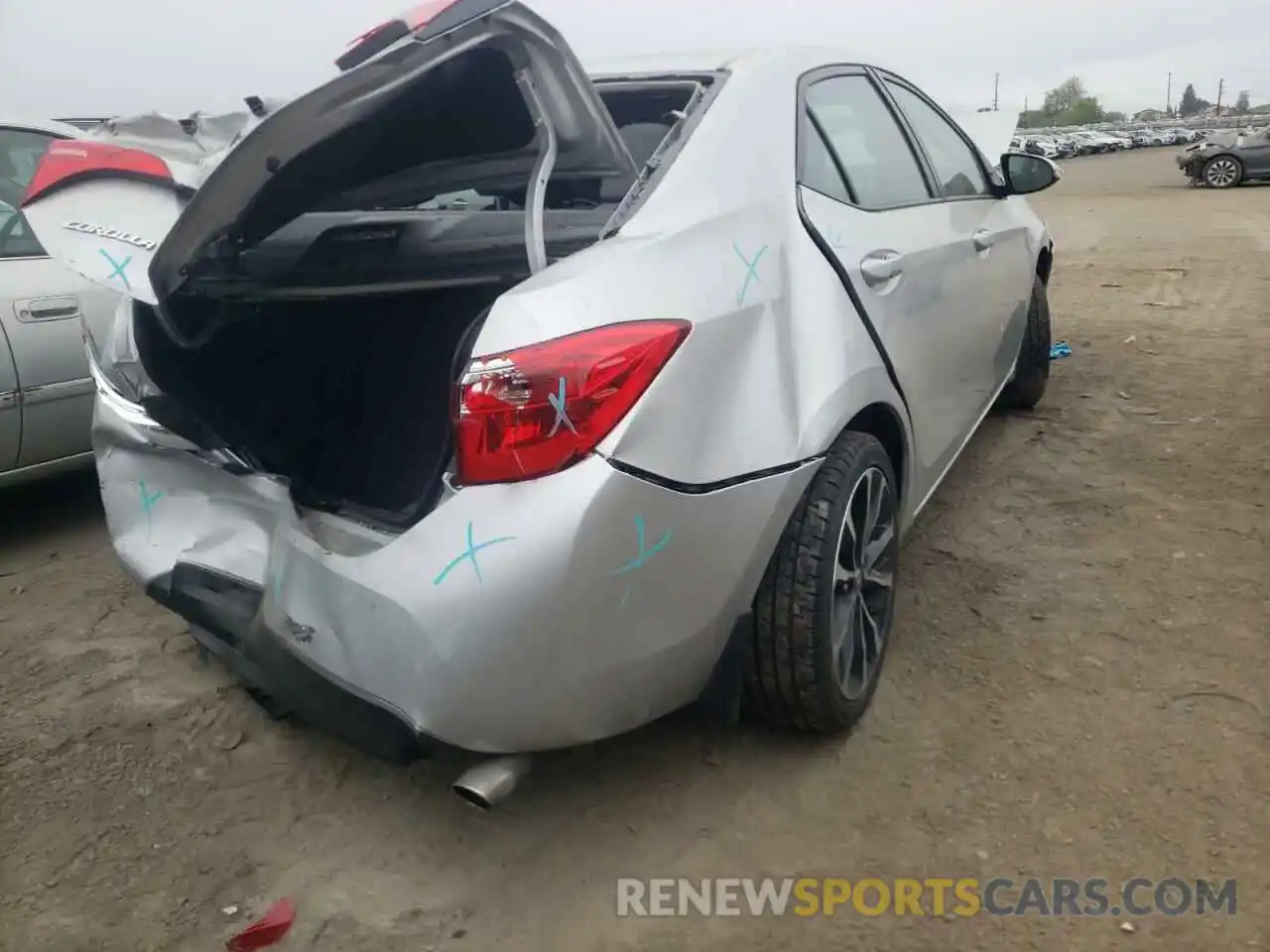 4 Photograph of a damaged car 5YFBURHE8KP882030 TOYOTA COROLLA 2019