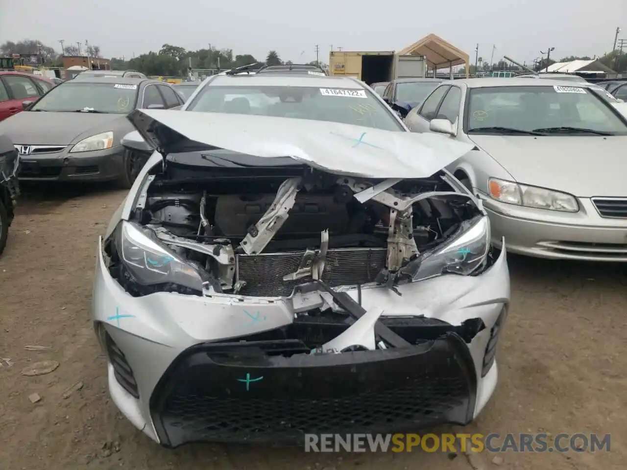 9 Photograph of a damaged car 5YFBURHE8KP882030 TOYOTA COROLLA 2019