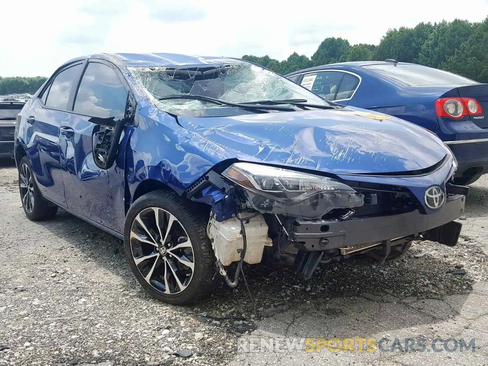 1 Photograph of a damaged car 5YFBURHE8KP882318 TOYOTA COROLLA 2019