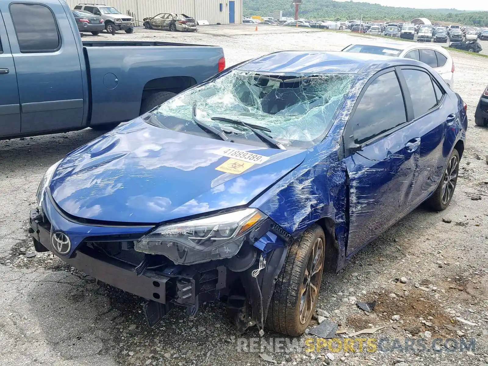 2 Photograph of a damaged car 5YFBURHE8KP882318 TOYOTA COROLLA 2019