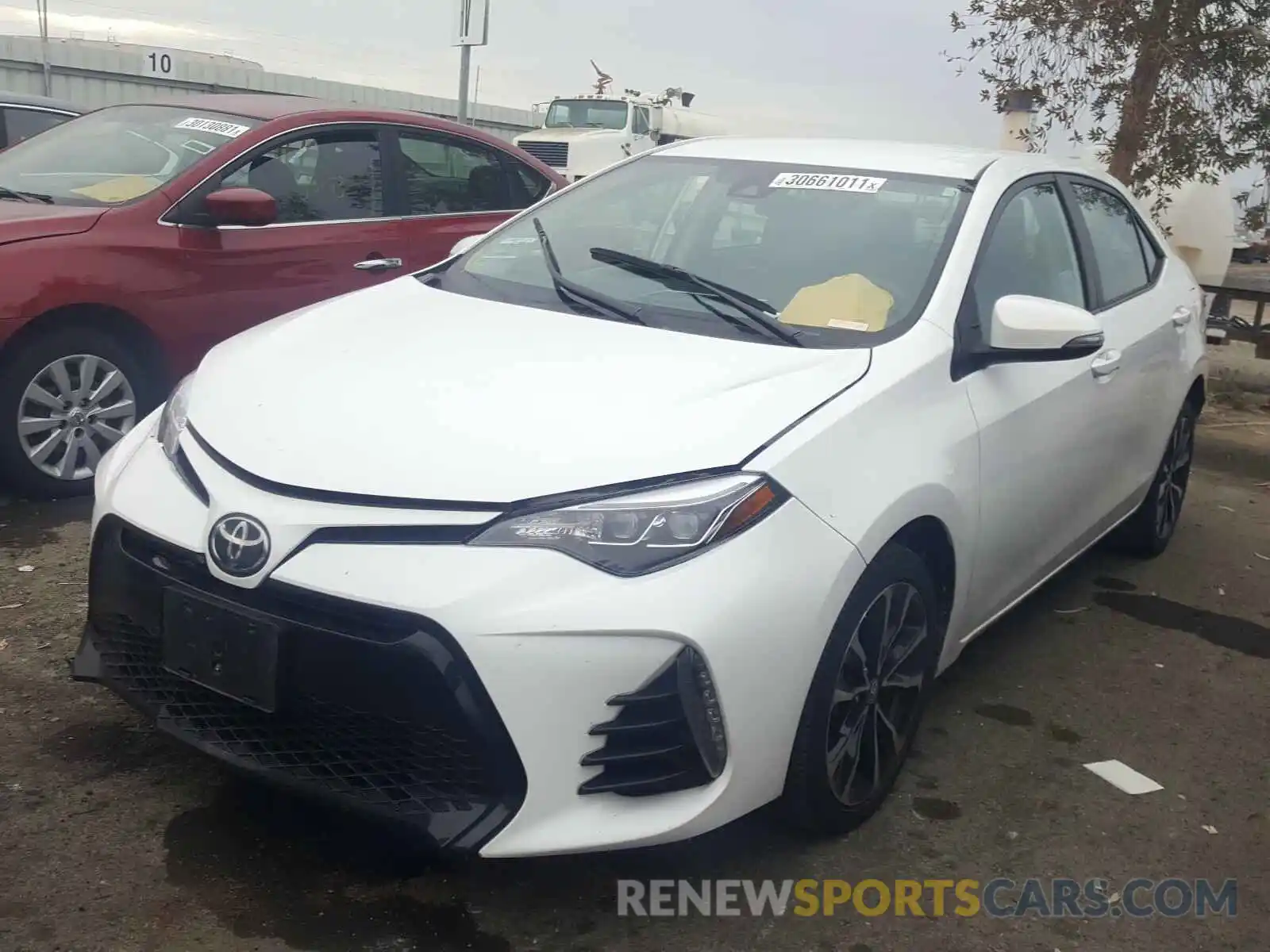 2 Photograph of a damaged car 5YFBURHE8KP882576 TOYOTA COROLLA 2019