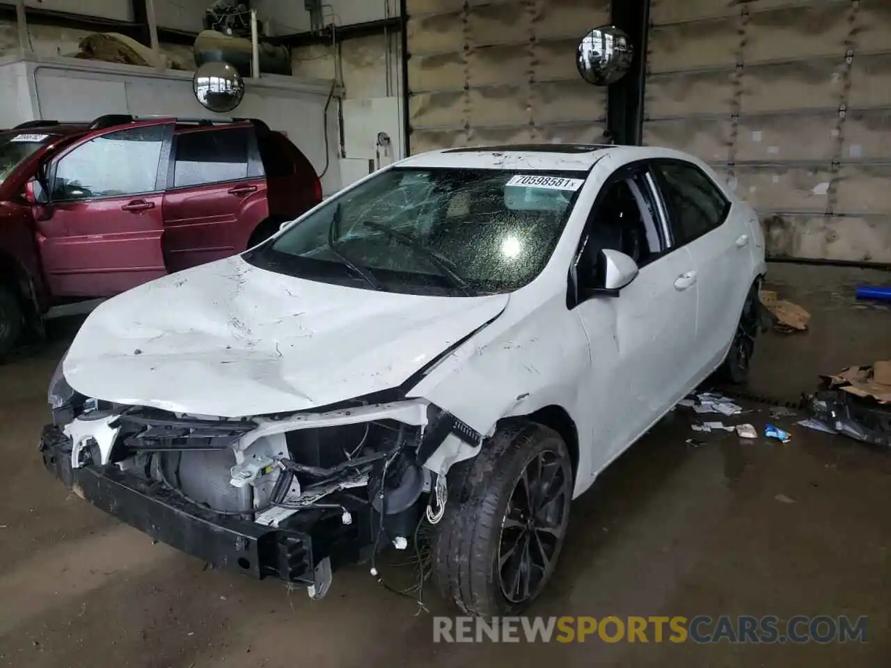 2 Photograph of a damaged car 5YFBURHE8KP883310 TOYOTA COROLLA 2019