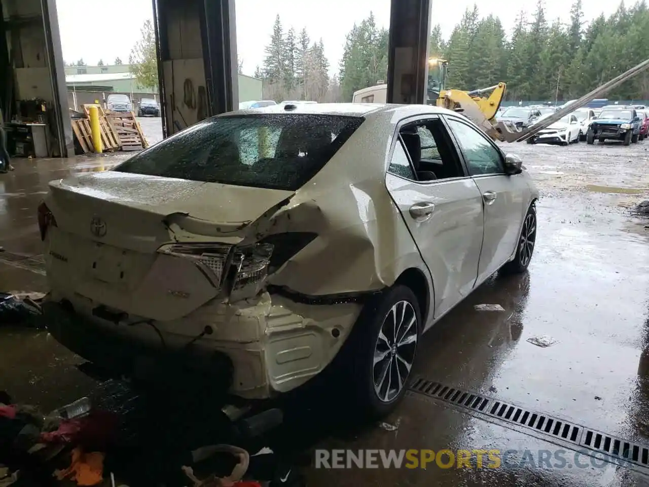 4 Photograph of a damaged car 5YFBURHE8KP883310 TOYOTA COROLLA 2019