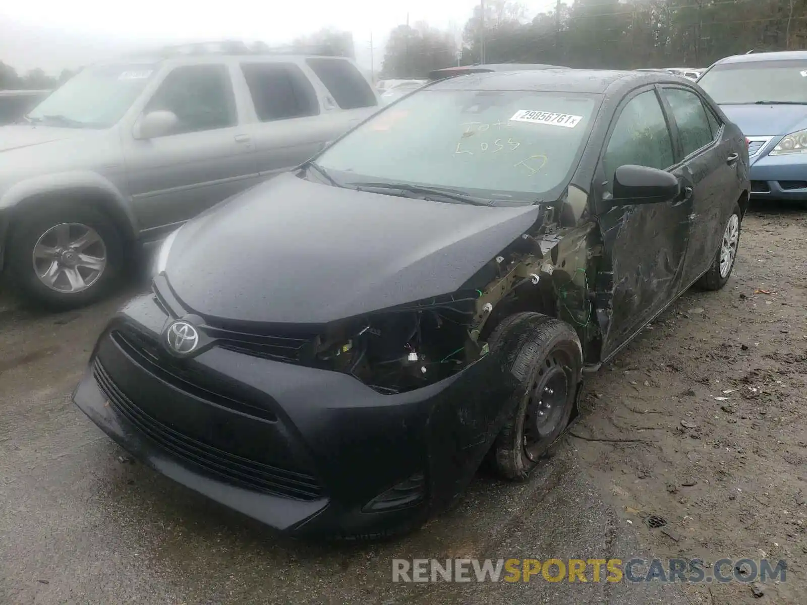 2 Photograph of a damaged car 5YFBURHE8KP883369 TOYOTA COROLLA 2019