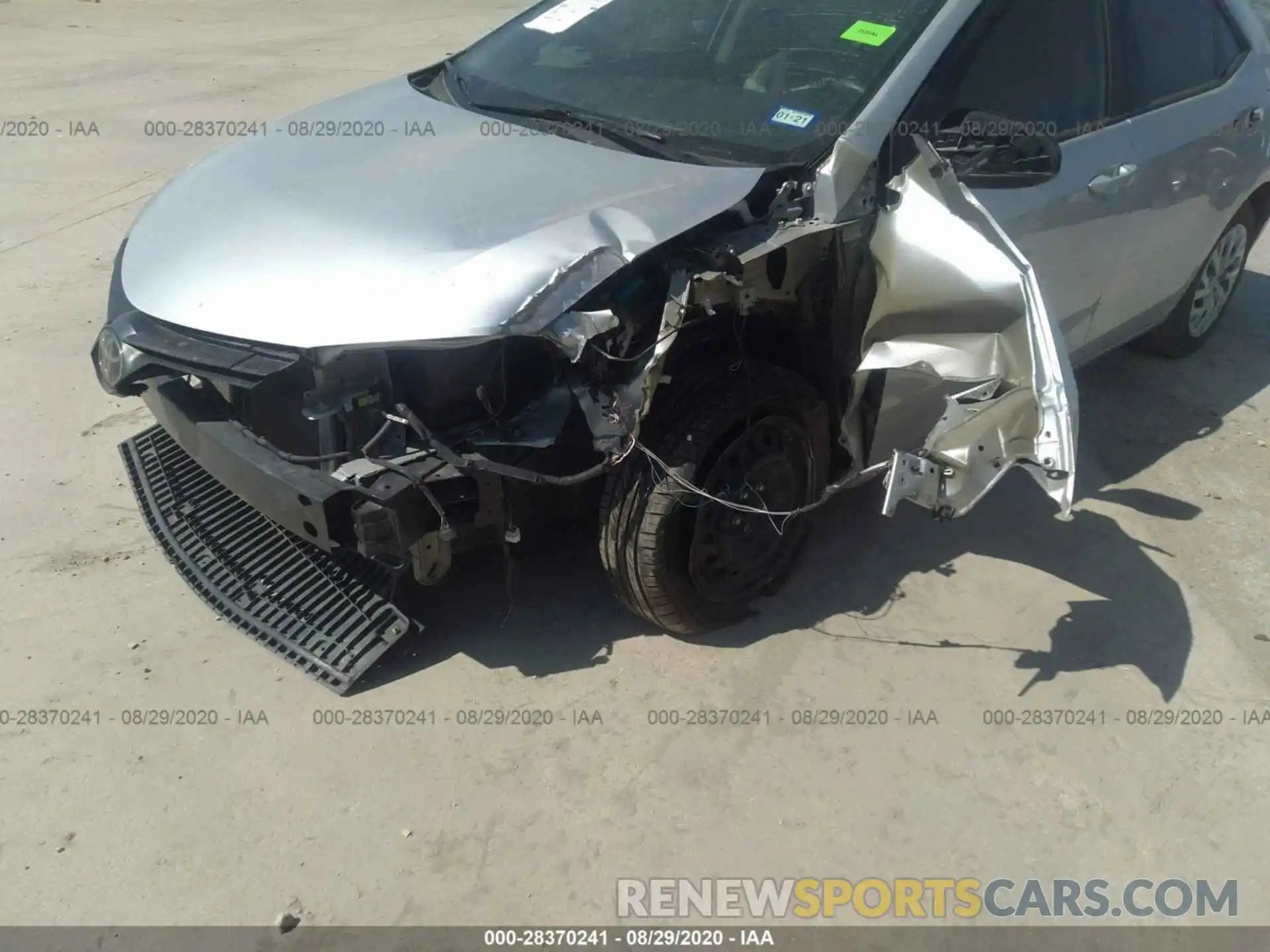 6 Photograph of a damaged car 5YFBURHE8KP883579 TOYOTA COROLLA 2019