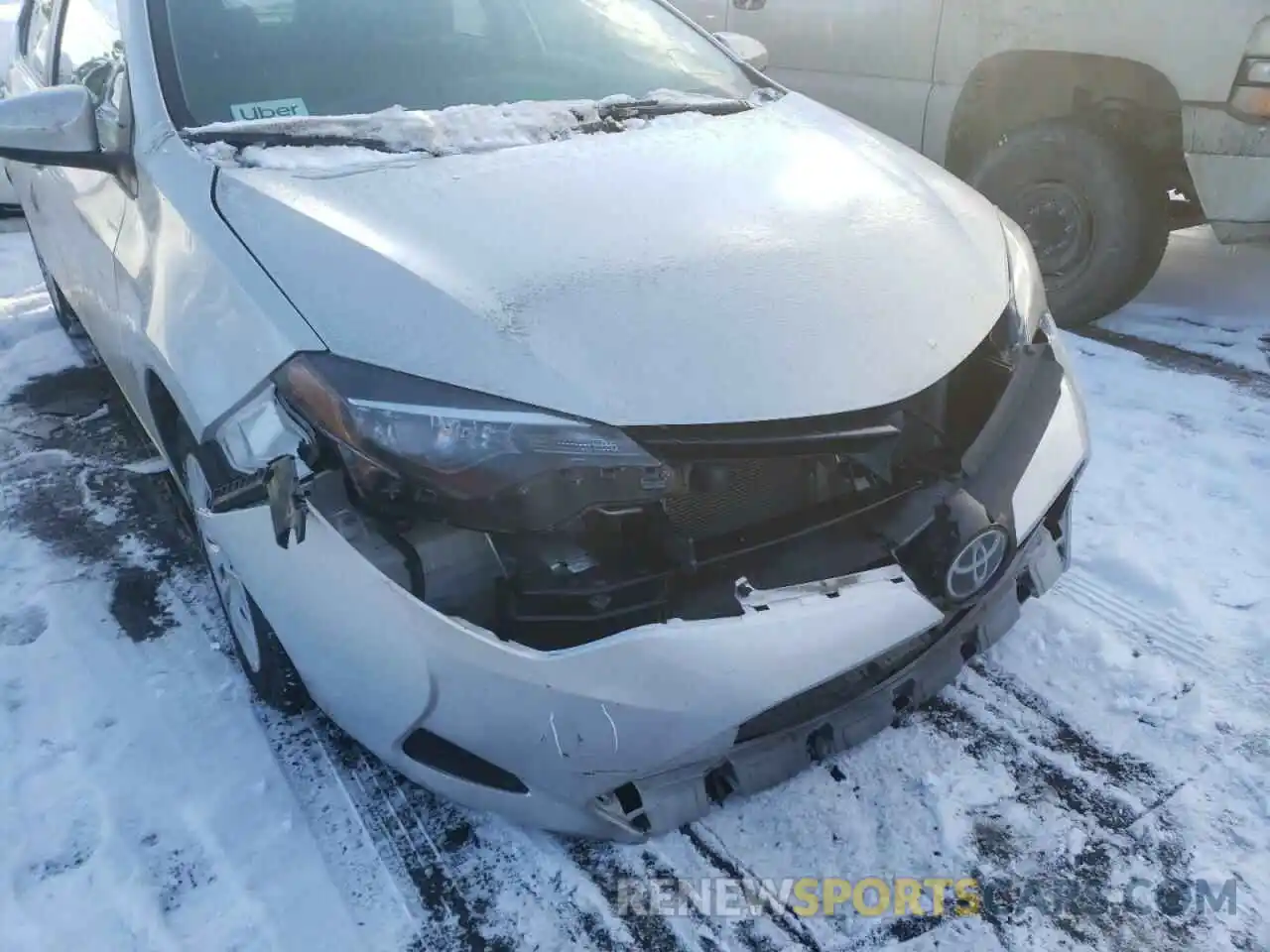 9 Photograph of a damaged car 5YFBURHE8KP883596 TOYOTA COROLLA 2019