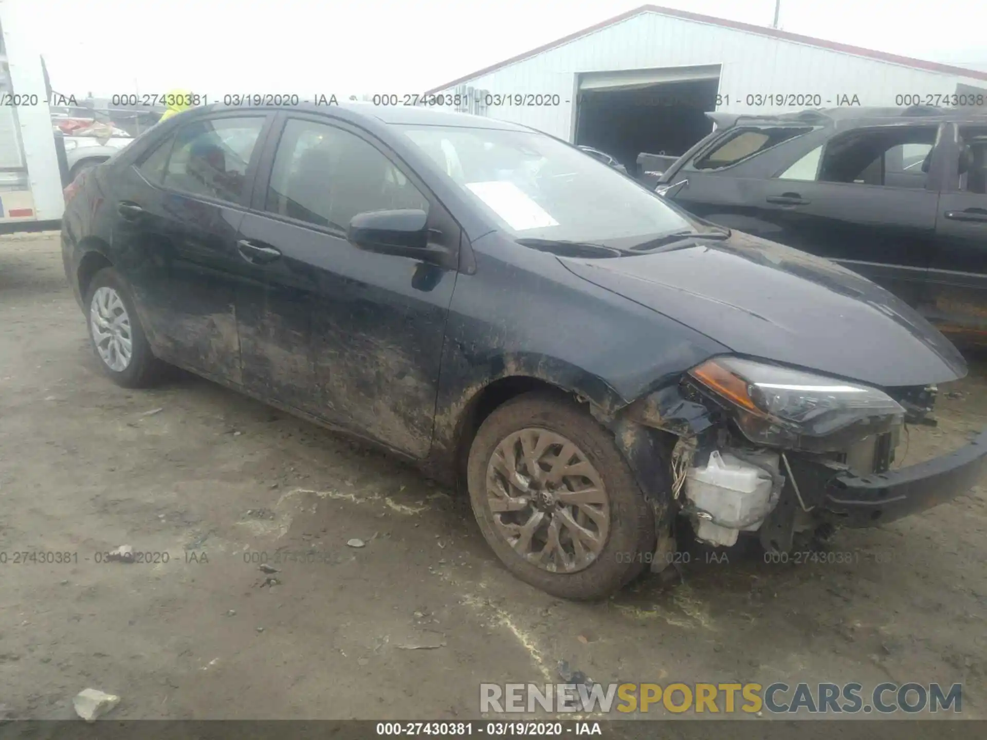 1 Photograph of a damaged car 5YFBURHE8KP883761 TOYOTA COROLLA 2019