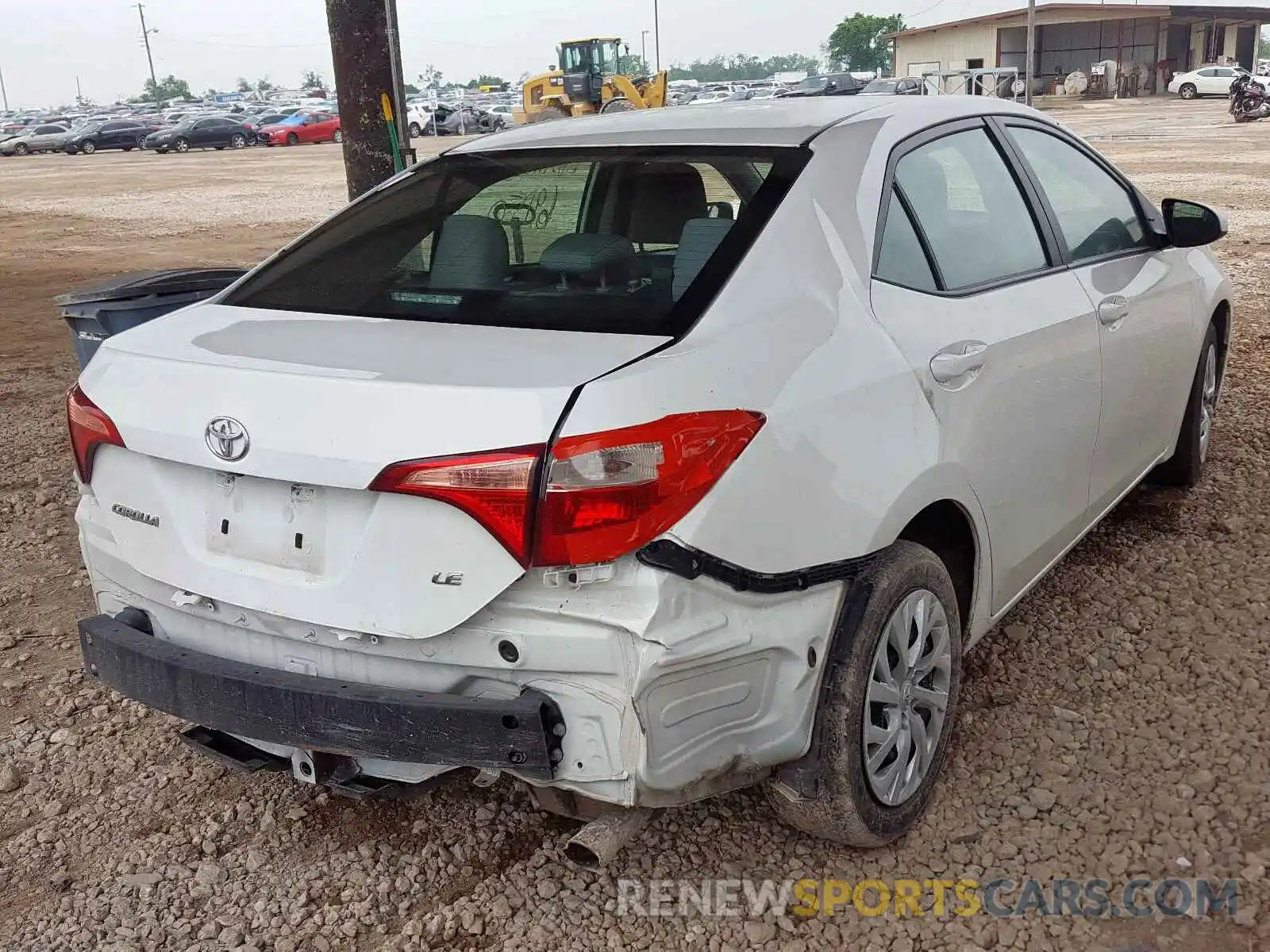4 Photograph of a damaged car 5YFBURHE8KP884375 TOYOTA COROLLA 2019