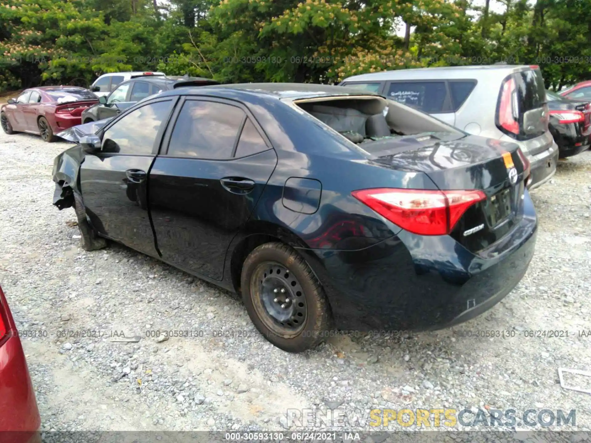 3 Photograph of a damaged car 5YFBURHE8KP884599 TOYOTA COROLLA 2019