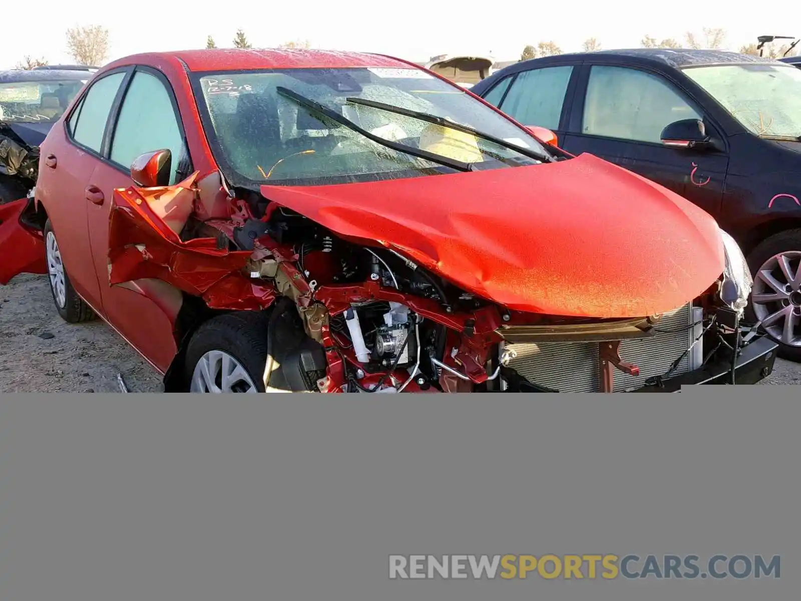 1 Photograph of a damaged car 5YFBURHE8KP884635 TOYOTA COROLLA 2019