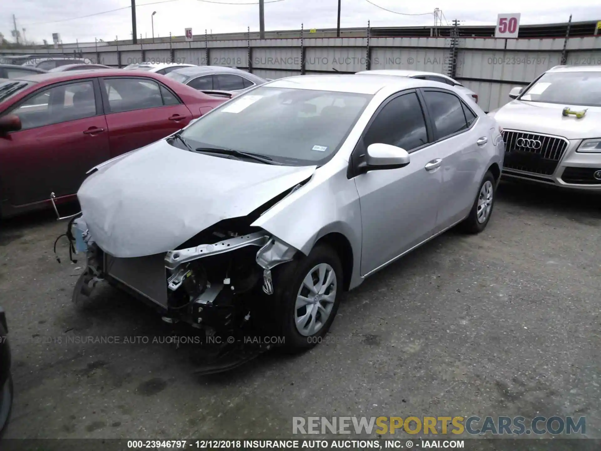 2 Photograph of a damaged car 5YFBURHE8KP884666 TOYOTA COROLLA 2019