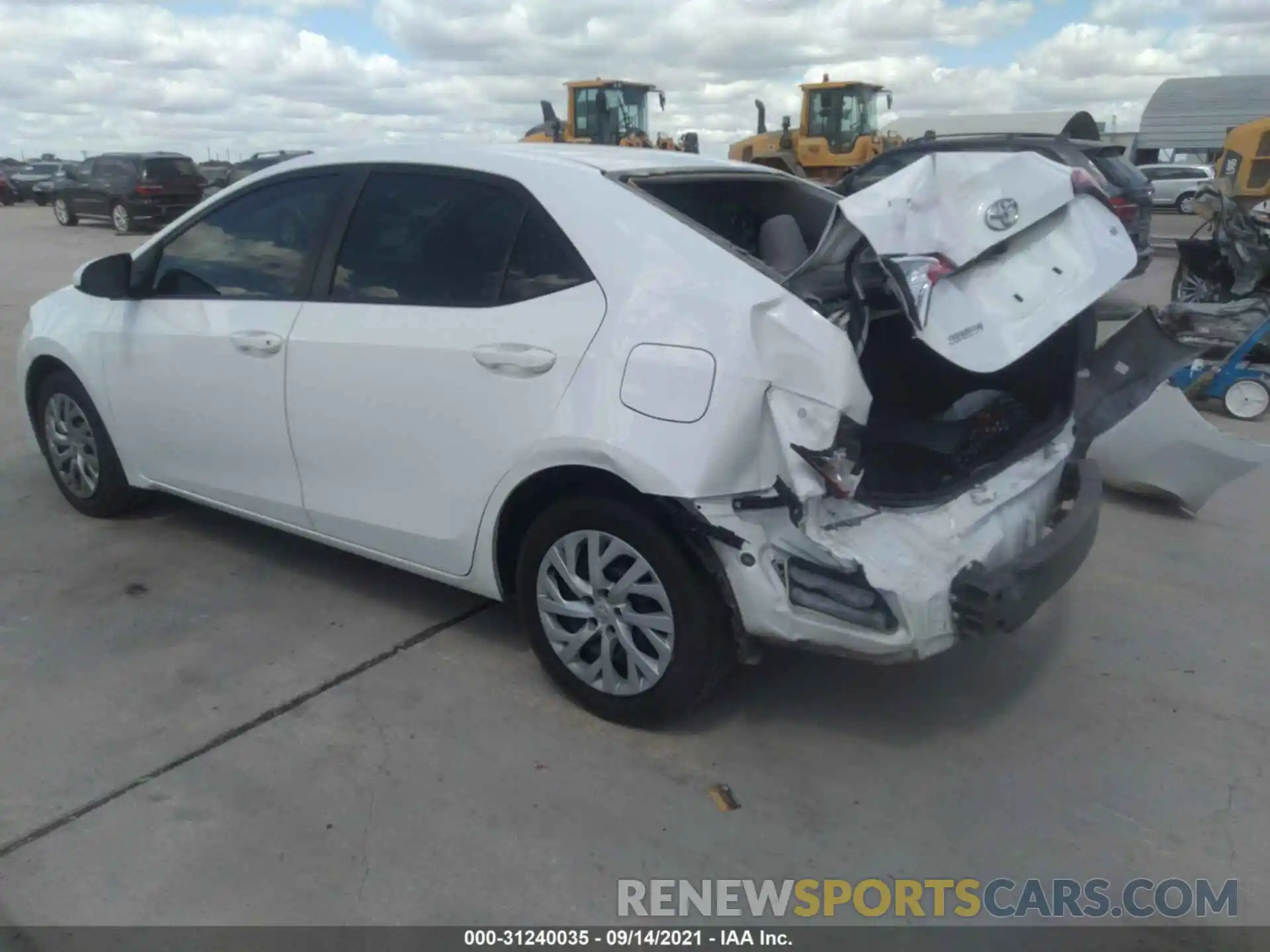 3 Photograph of a damaged car 5YFBURHE8KP884697 TOYOTA COROLLA 2019