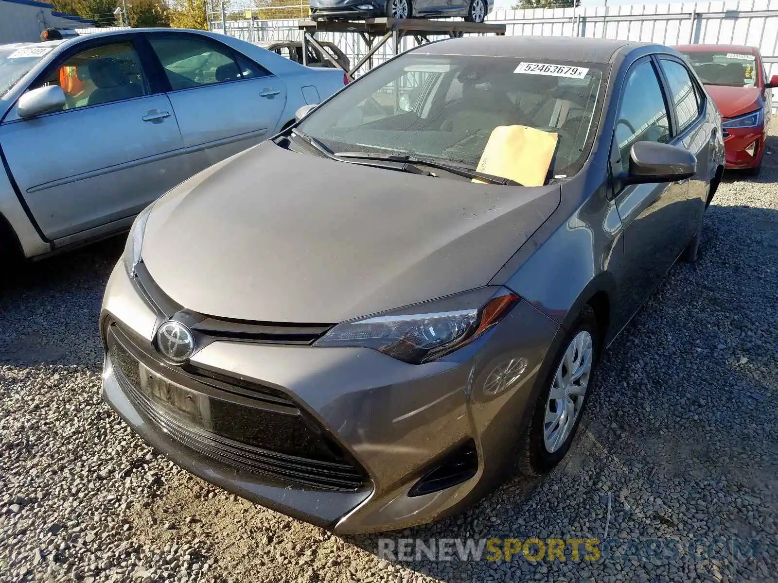 2 Photograph of a damaged car 5YFBURHE8KP884800 TOYOTA COROLLA 2019