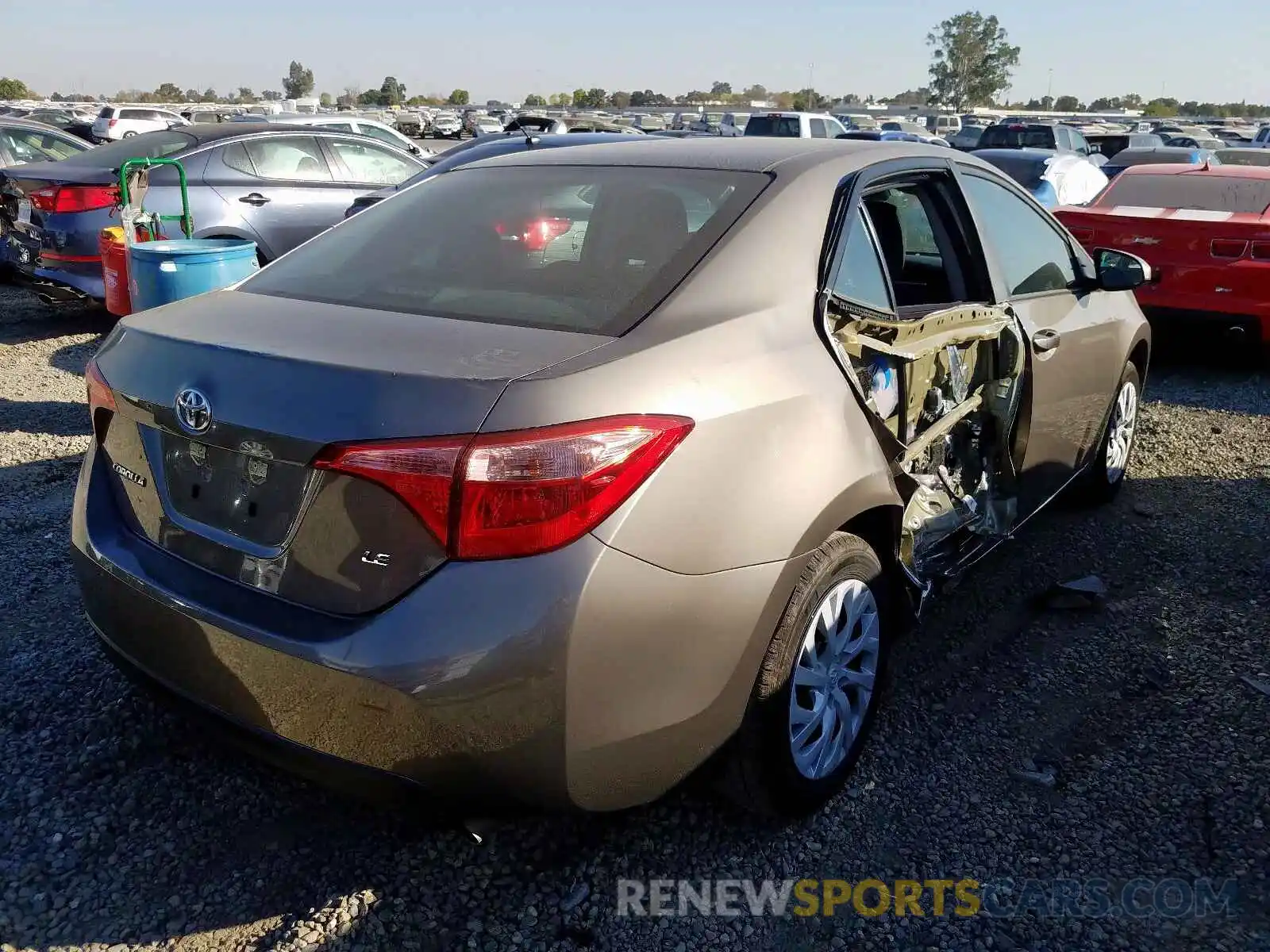 4 Photograph of a damaged car 5YFBURHE8KP884800 TOYOTA COROLLA 2019