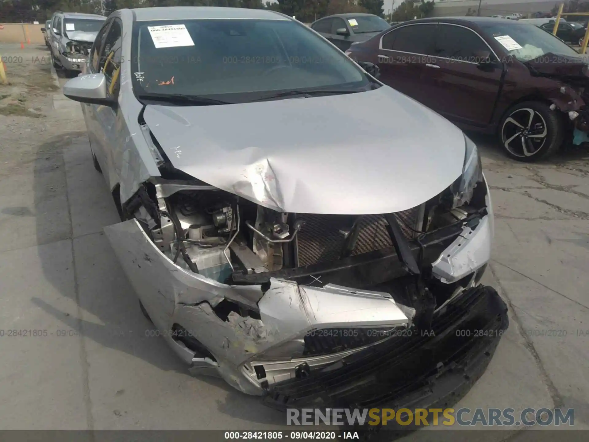 6 Photograph of a damaged car 5YFBURHE8KP884960 TOYOTA COROLLA 2019