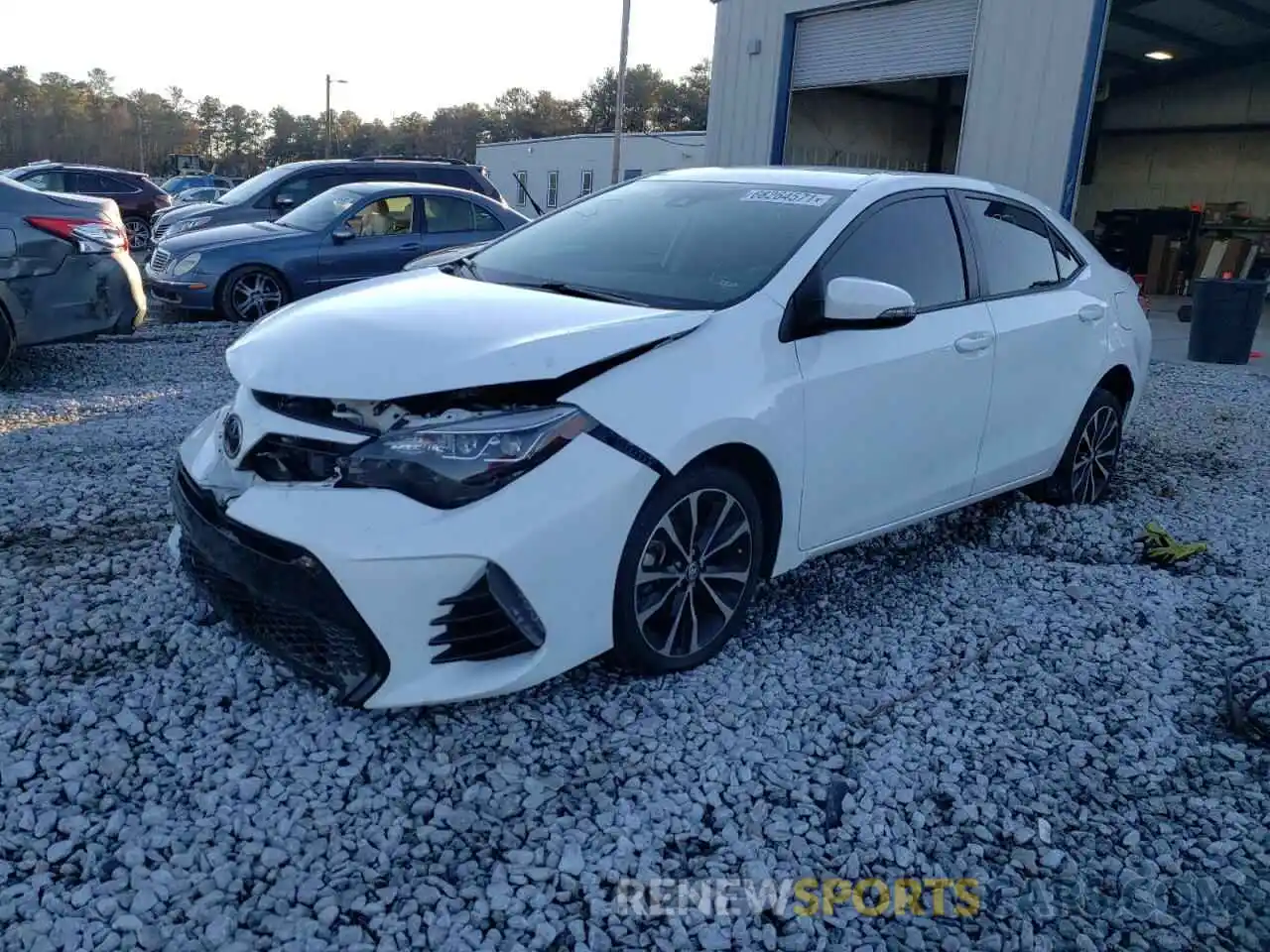 2 Photograph of a damaged car 5YFBURHE8KP885350 TOYOTA COROLLA 2019