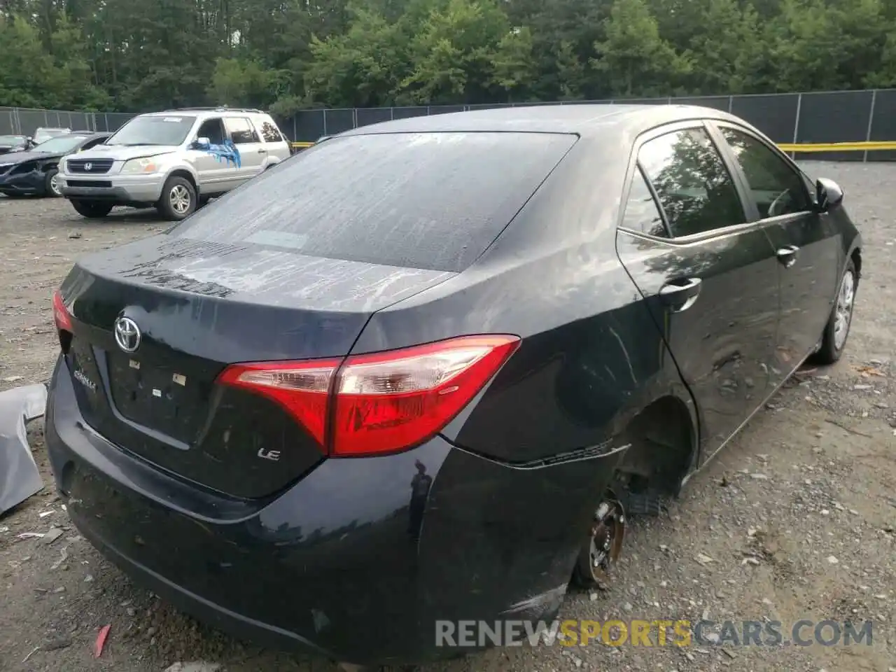 4 Photograph of a damaged car 5YFBURHE8KP885428 TOYOTA COROLLA 2019