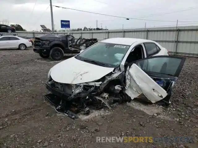 2 Photograph of a damaged car 5YFBURHE8KP885607 TOYOTA COROLLA 2019