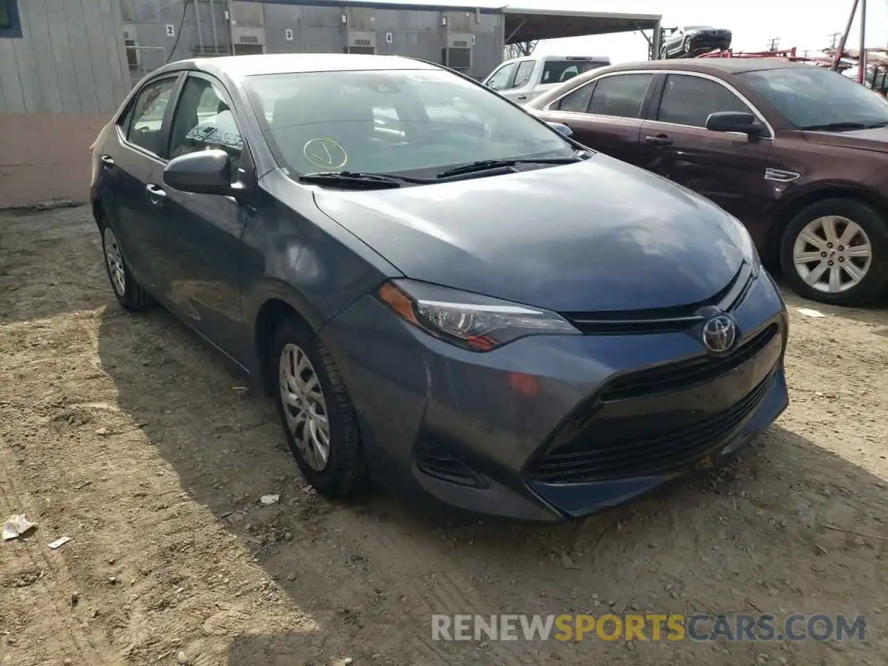 1 Photograph of a damaged car 5YFBURHE8KP885722 TOYOTA COROLLA 2019