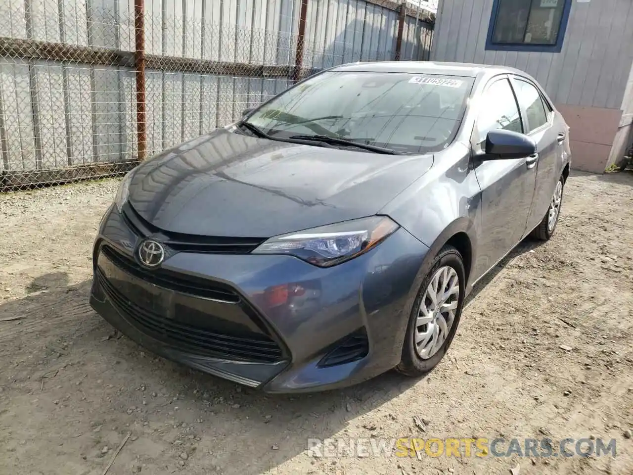 2 Photograph of a damaged car 5YFBURHE8KP885722 TOYOTA COROLLA 2019