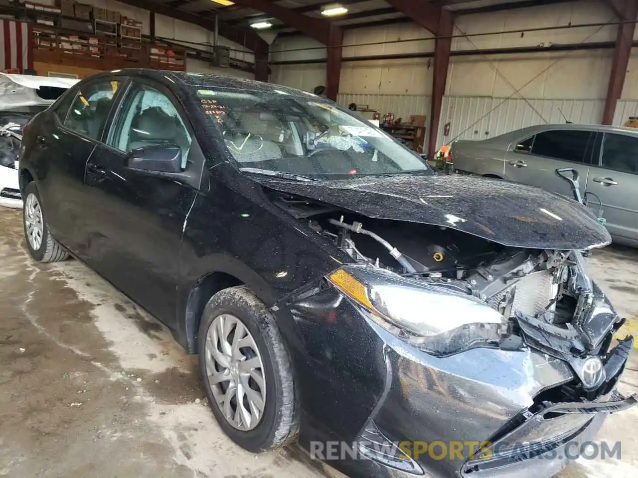 1 Photograph of a damaged car 5YFBURHE8KP885803 TOYOTA COROLLA 2019