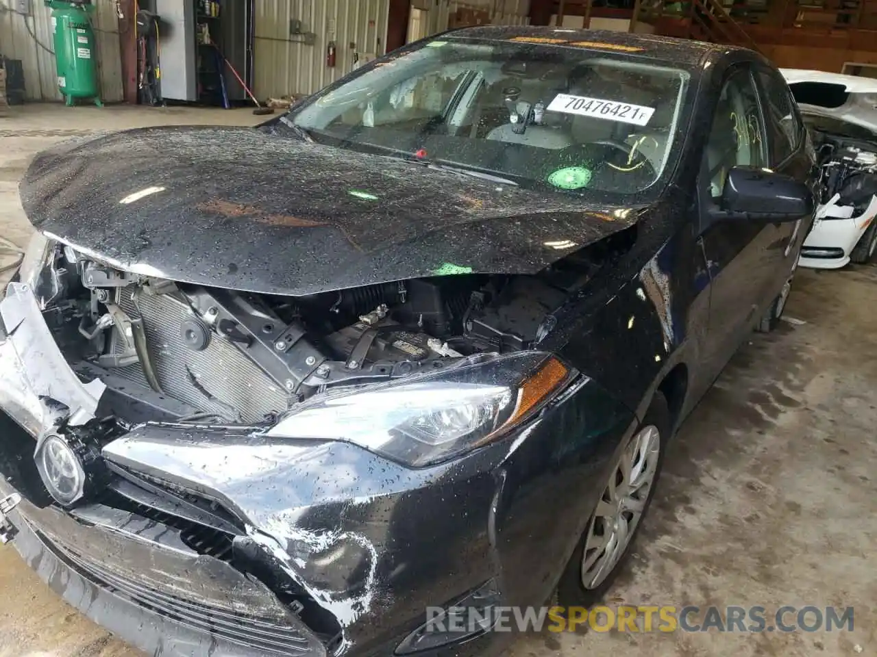 2 Photograph of a damaged car 5YFBURHE8KP885803 TOYOTA COROLLA 2019