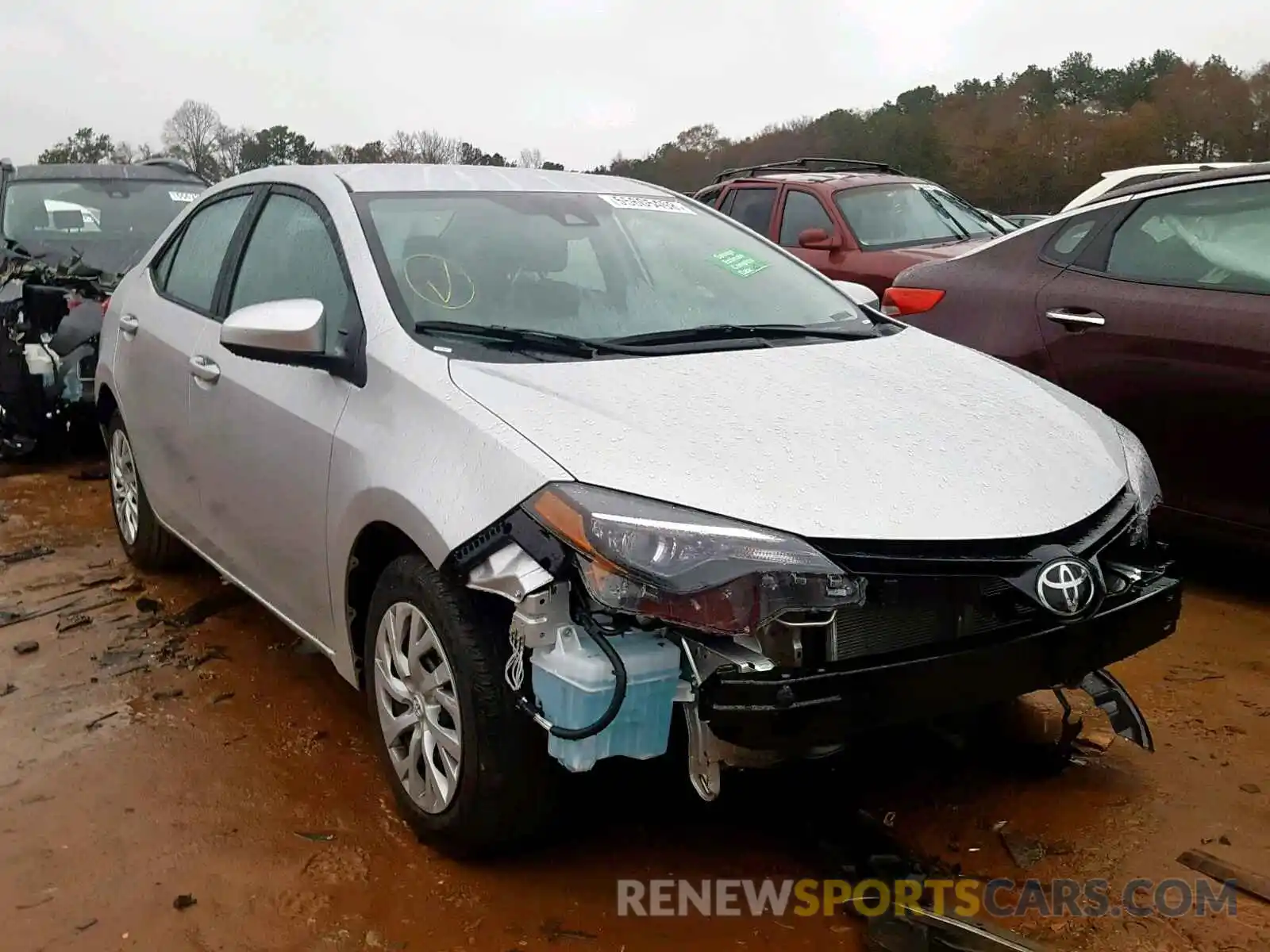 1 Photograph of a damaged car 5YFBURHE8KP885946 TOYOTA COROLLA 2019