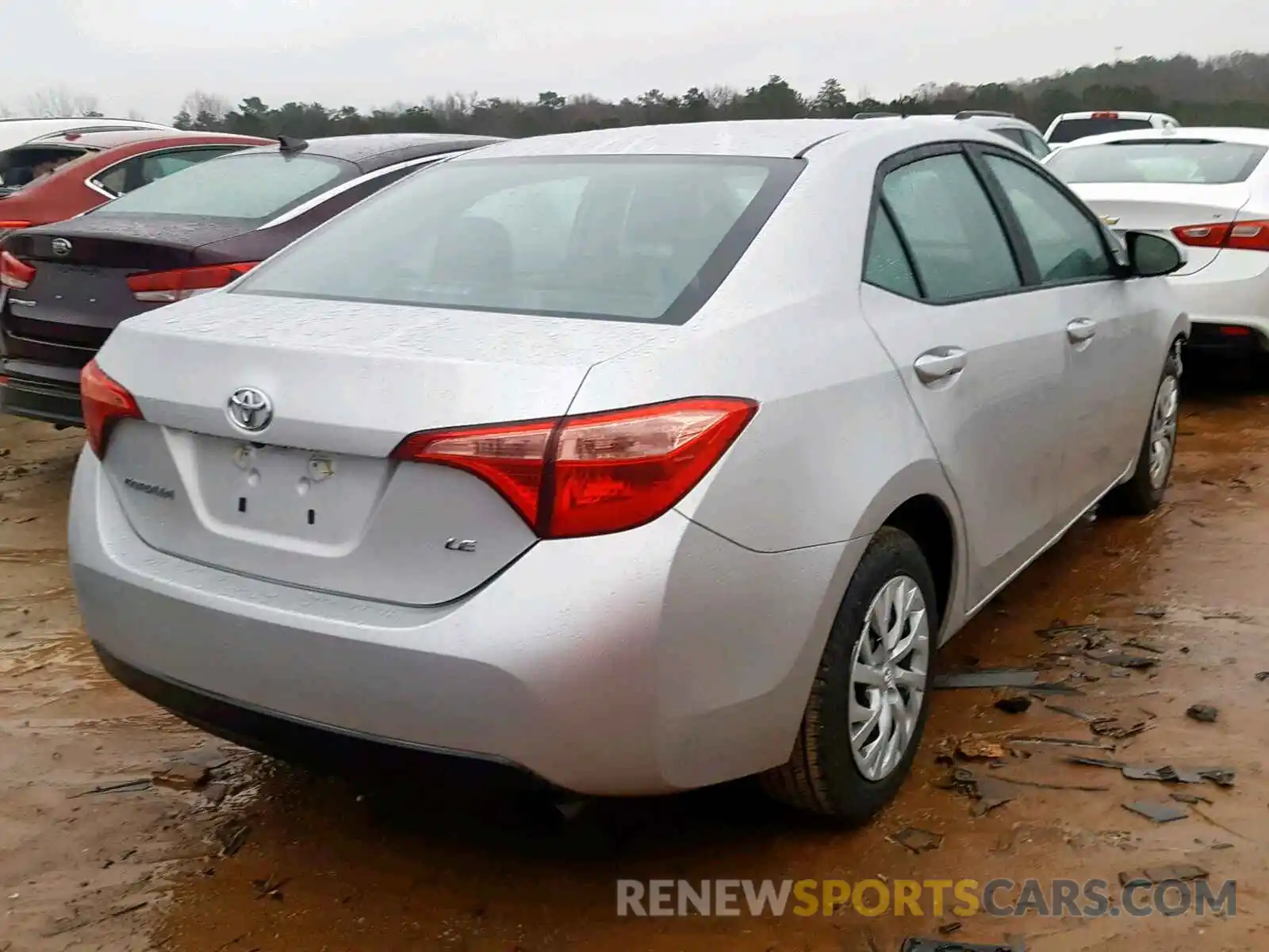 4 Photograph of a damaged car 5YFBURHE8KP885946 TOYOTA COROLLA 2019