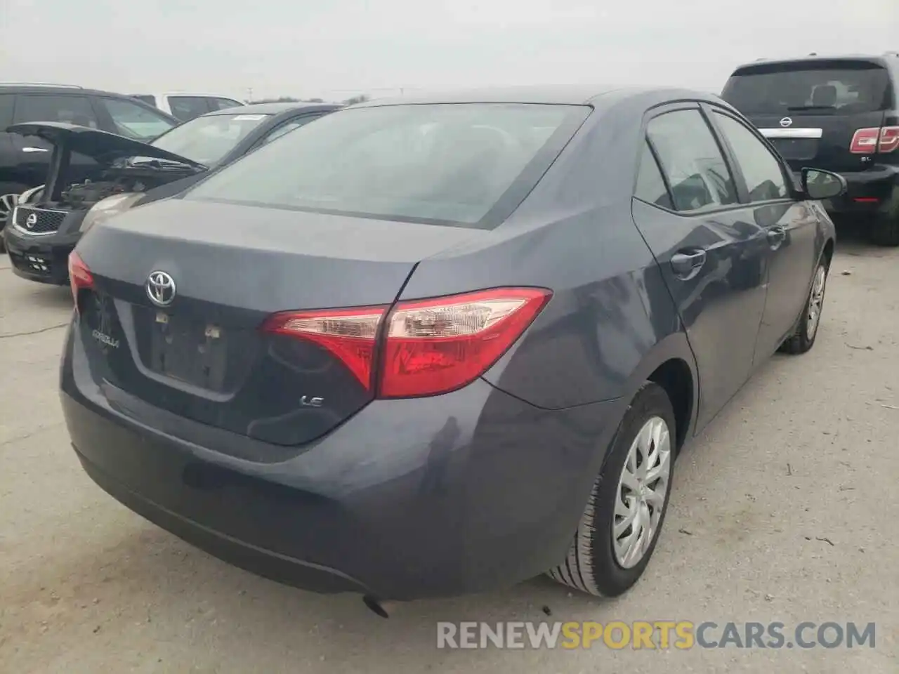 4 Photograph of a damaged car 5YFBURHE8KP885994 TOYOTA COROLLA 2019