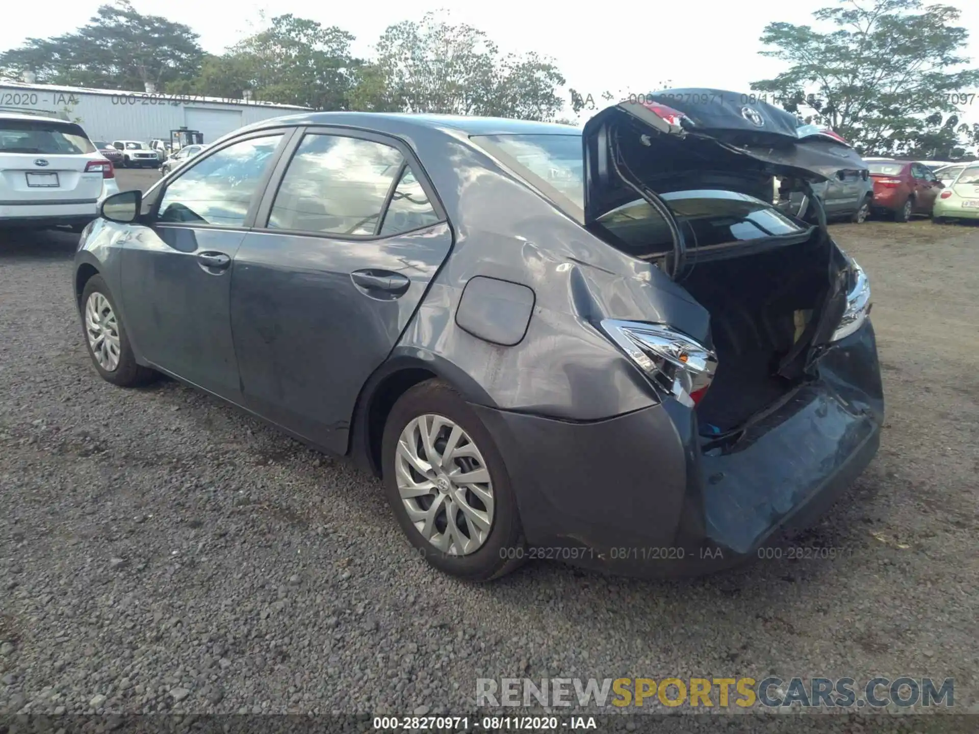 3 Photograph of a damaged car 5YFBURHE8KP886093 TOYOTA COROLLA 2019